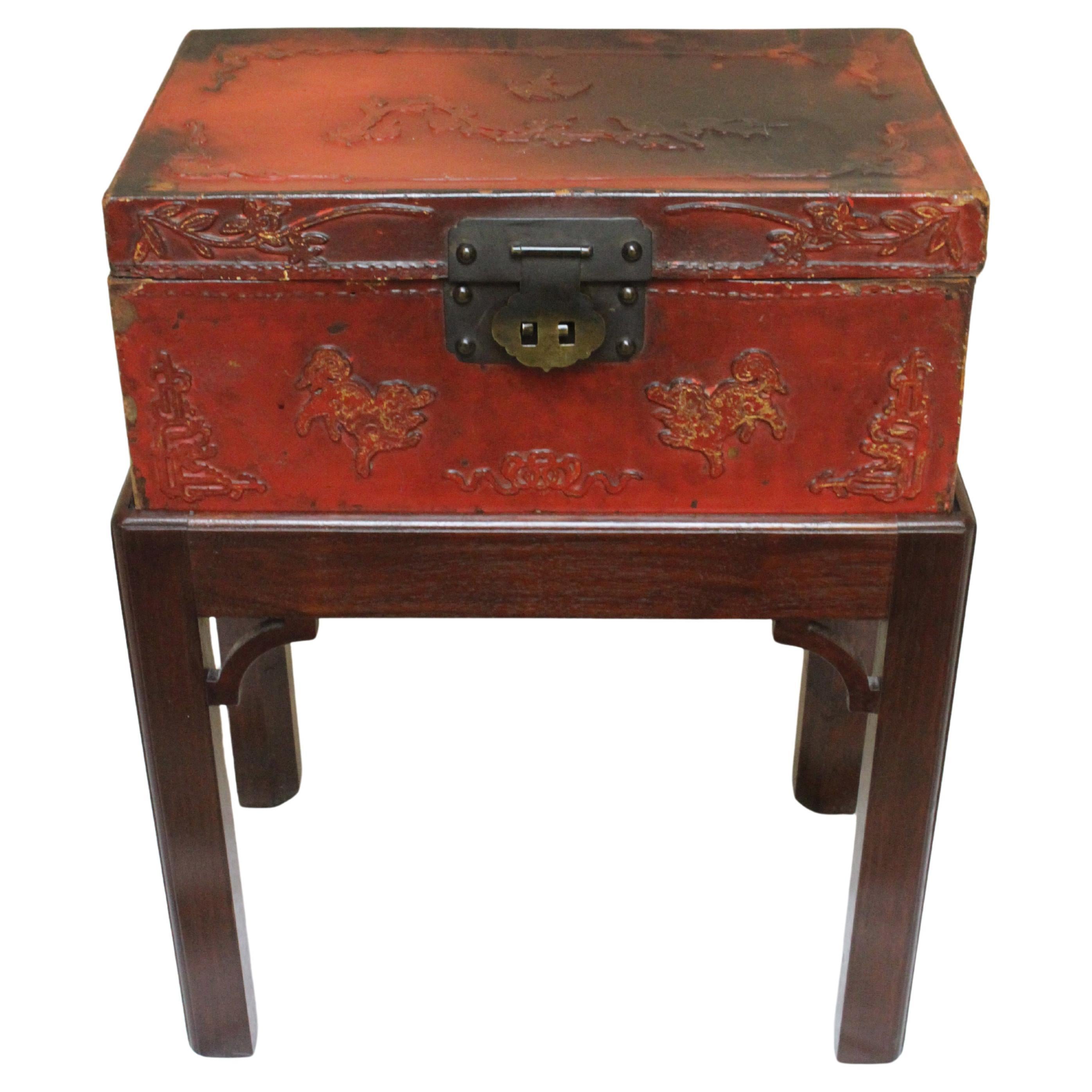 Chinese Export Pigskin Box