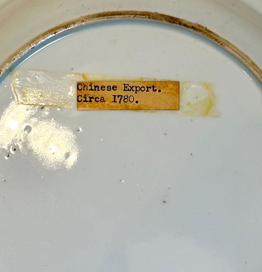 Chinese Export Plate Eighteenth Century For Sale 1