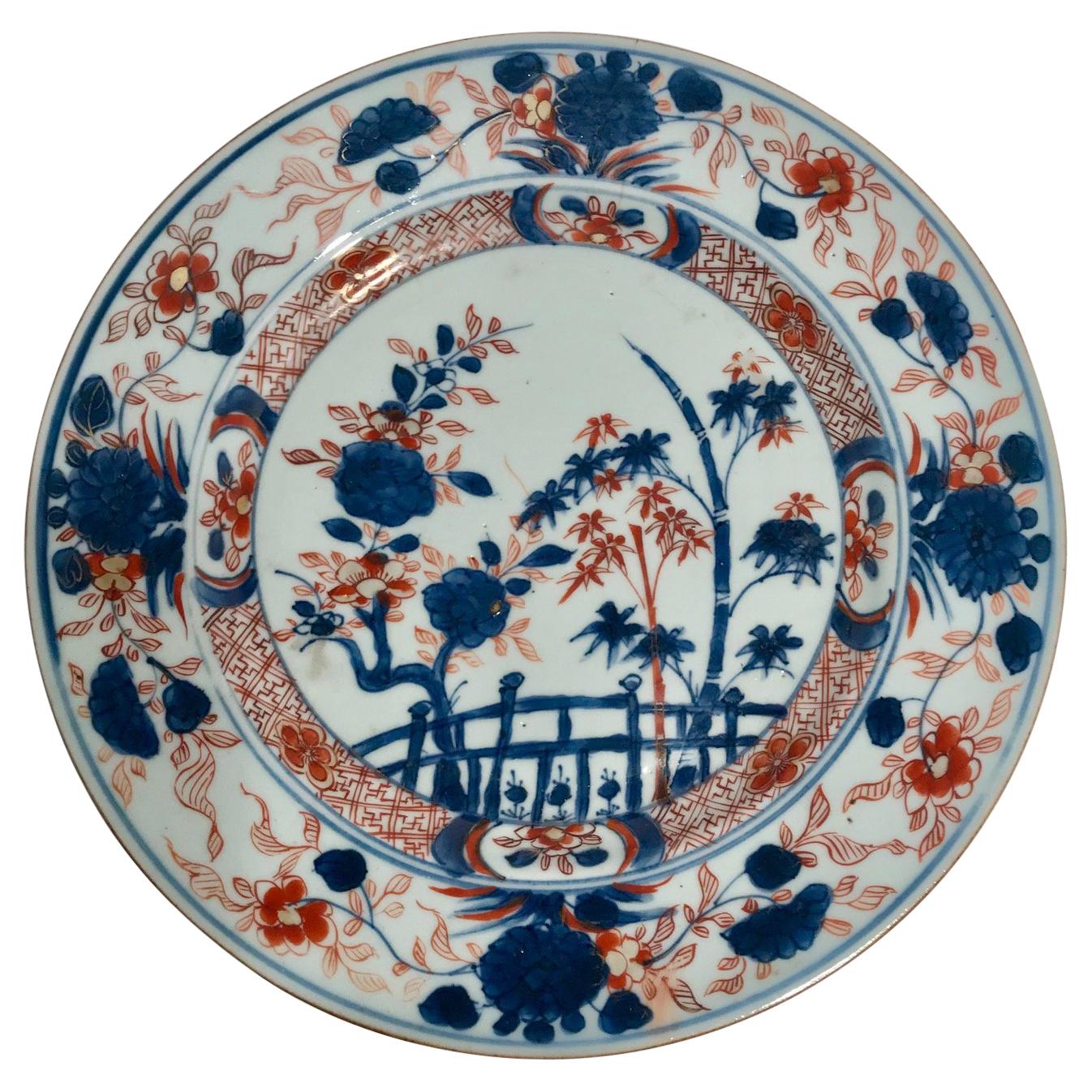  Chinese Export Plate in the Imari Taste
