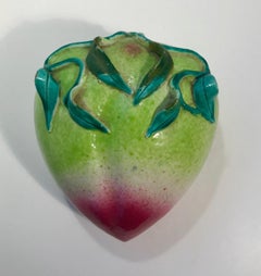 Chinese Export Large Porcelain Peach Form Altar Fruit