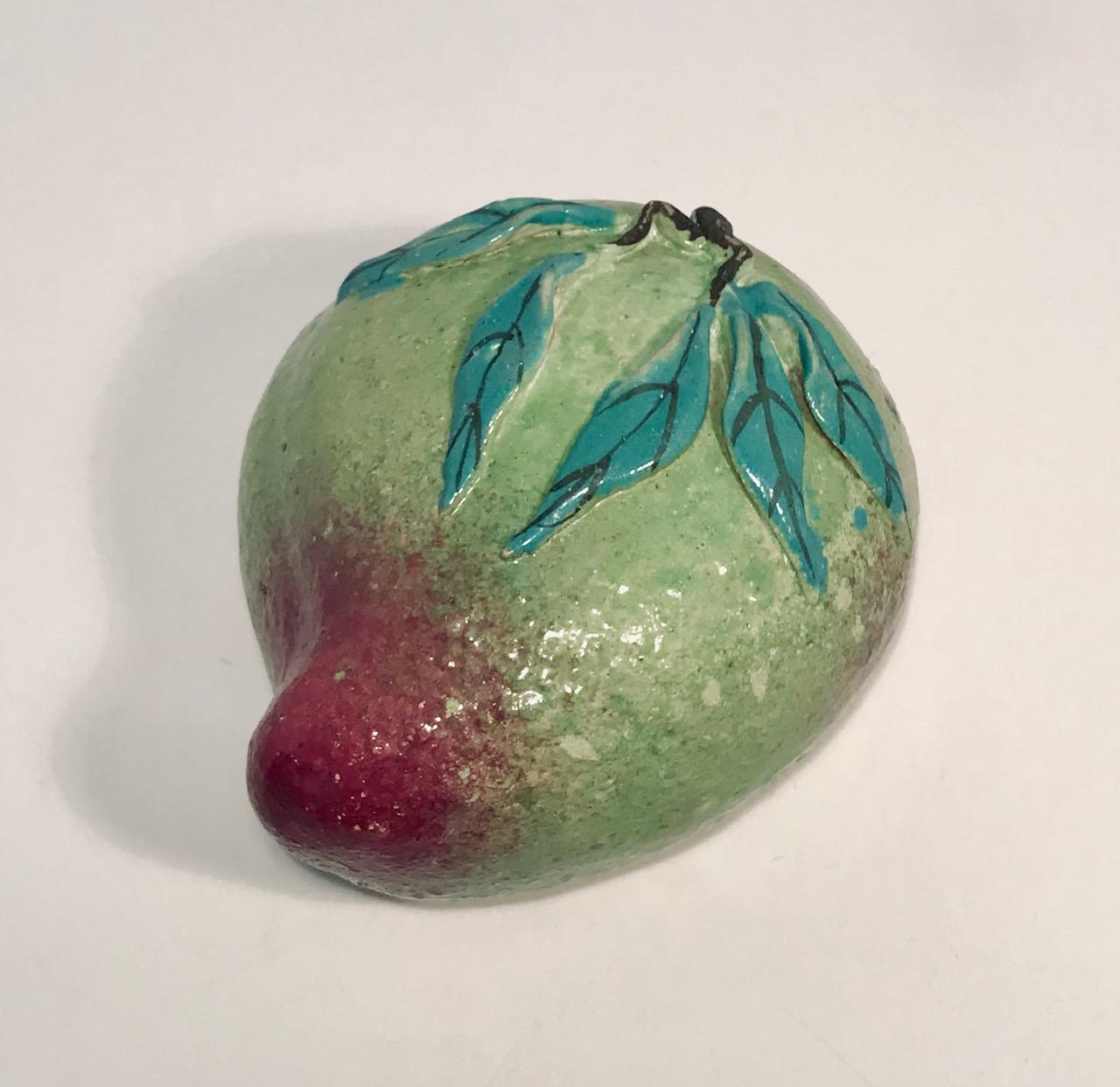Late 19th Century Chinese Export Porcelain Altar Fruit-Peach