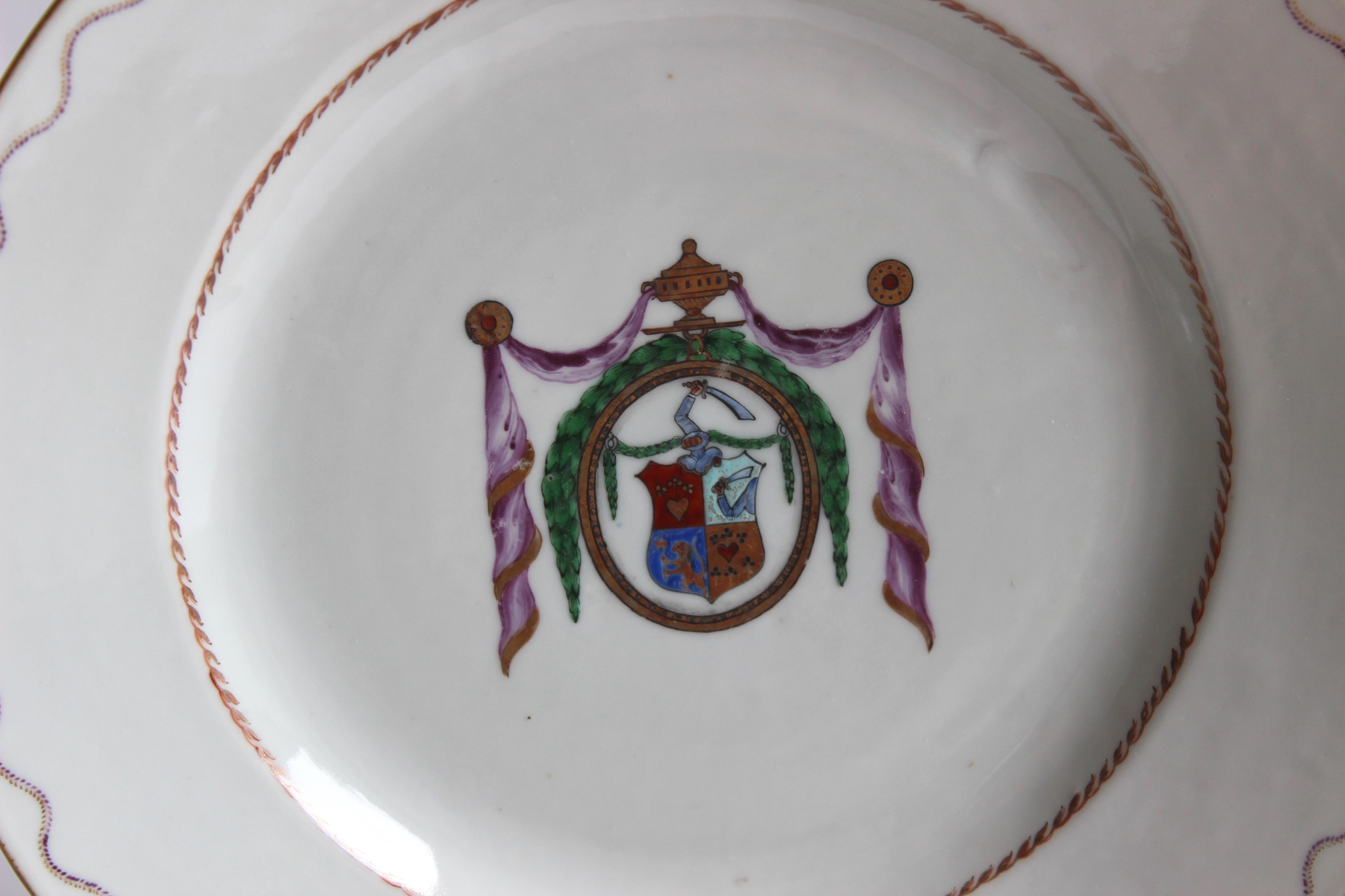 Chinese Export Porcelain Armorial, China Set 2