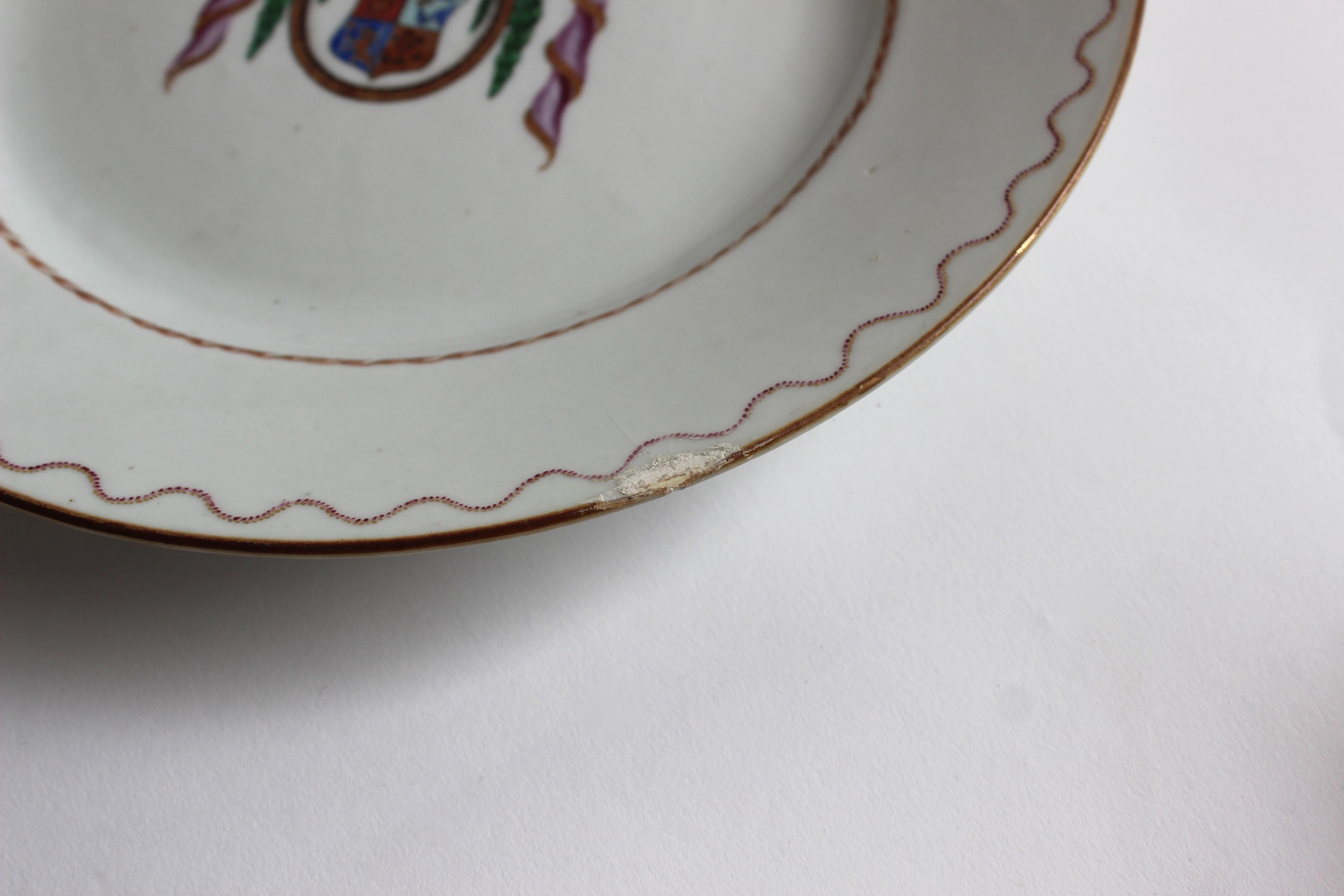 Chinese Export Porcelain Armorial, China Set 5