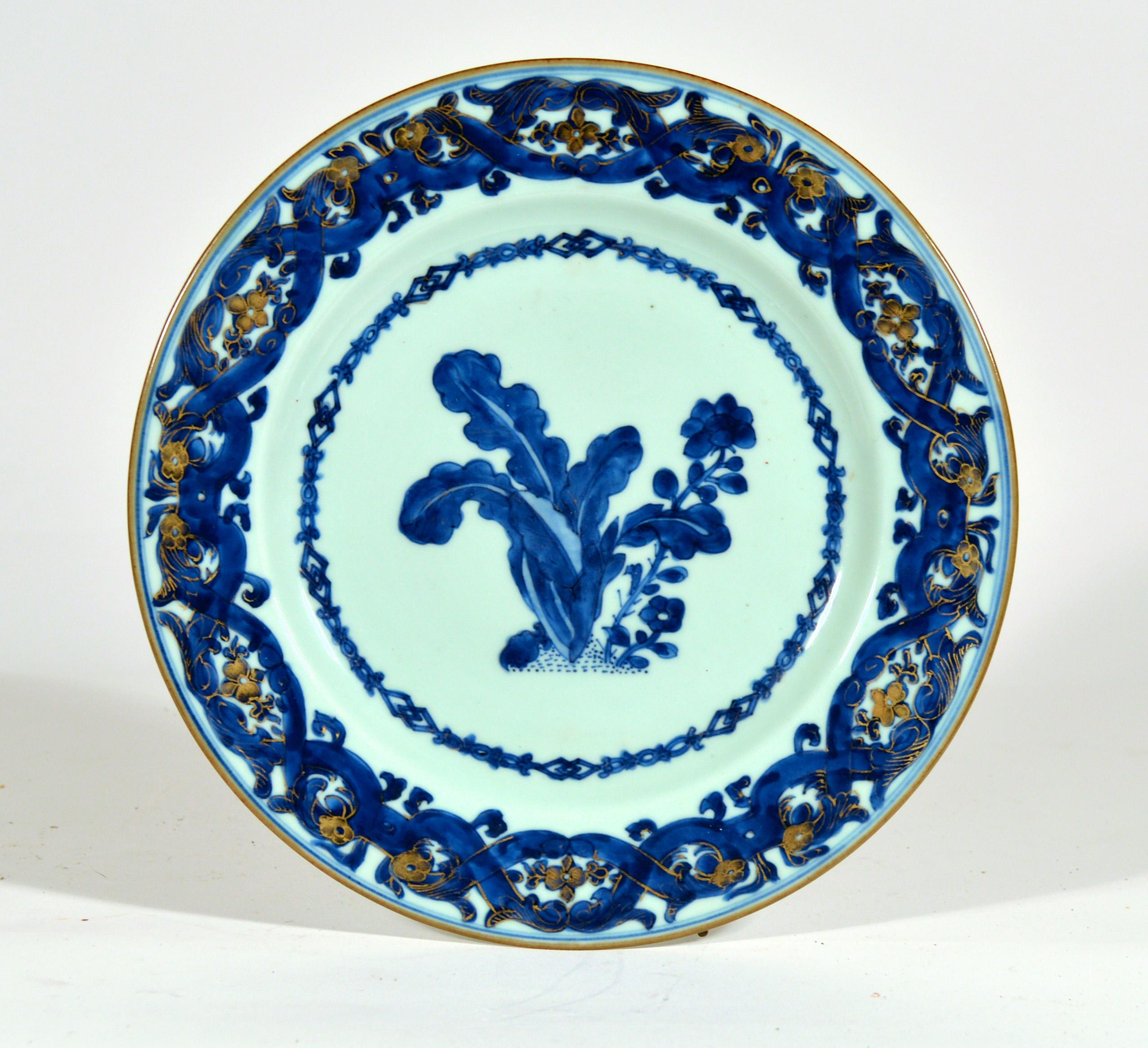 Porcelaine d'exportation chinoise bleue et blanche d'après Maria Sybille Merian en vente 2