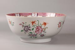 Cuenco de porcelana china de exportación, s. XVIII