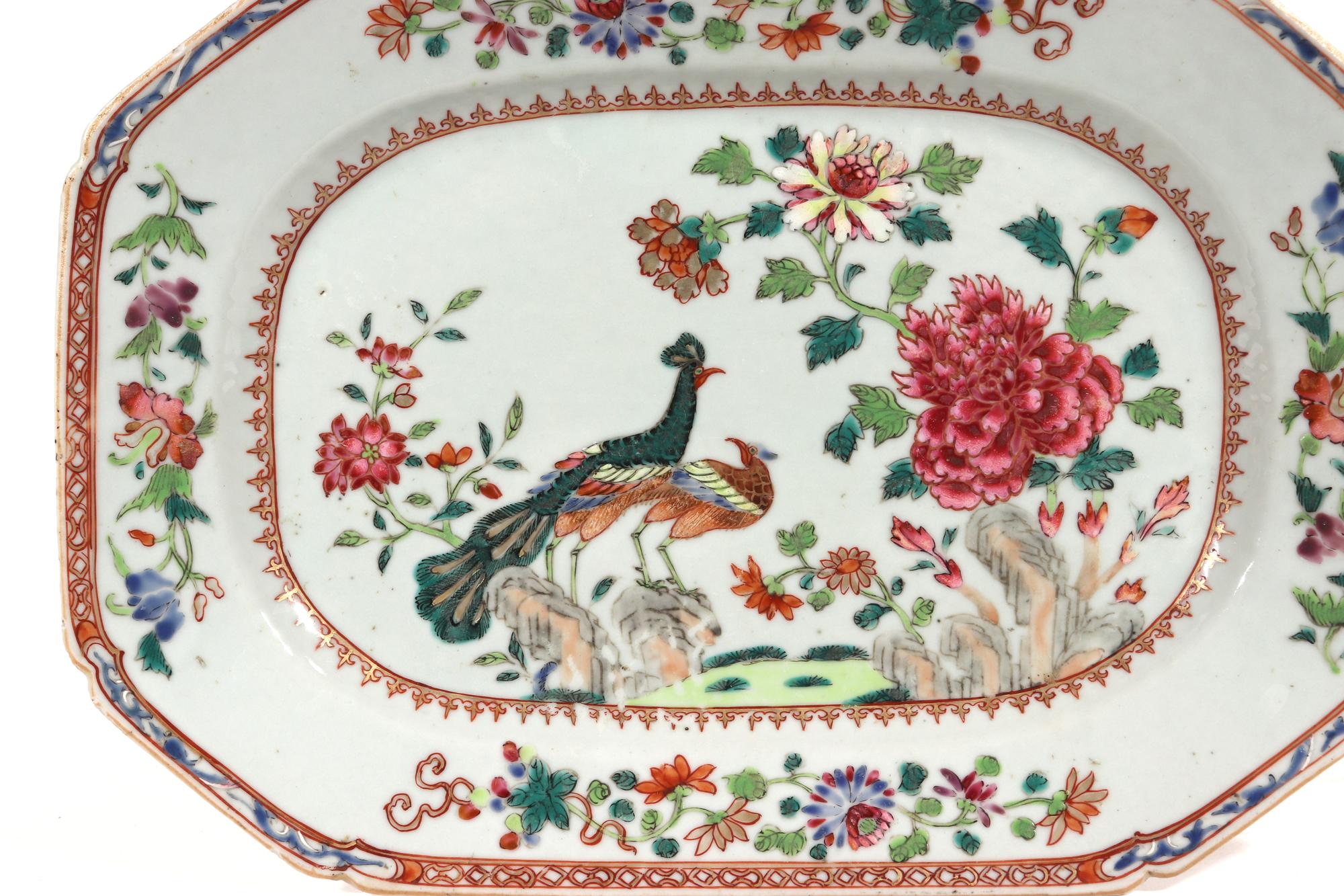 Mid-18th Century Chinese Export Porcelain Famille Rose 