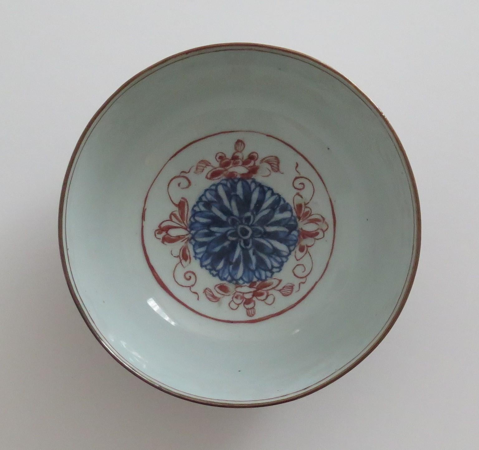 Chinese Export Porcelain Imari Bowl, Qing Circa 1730 1