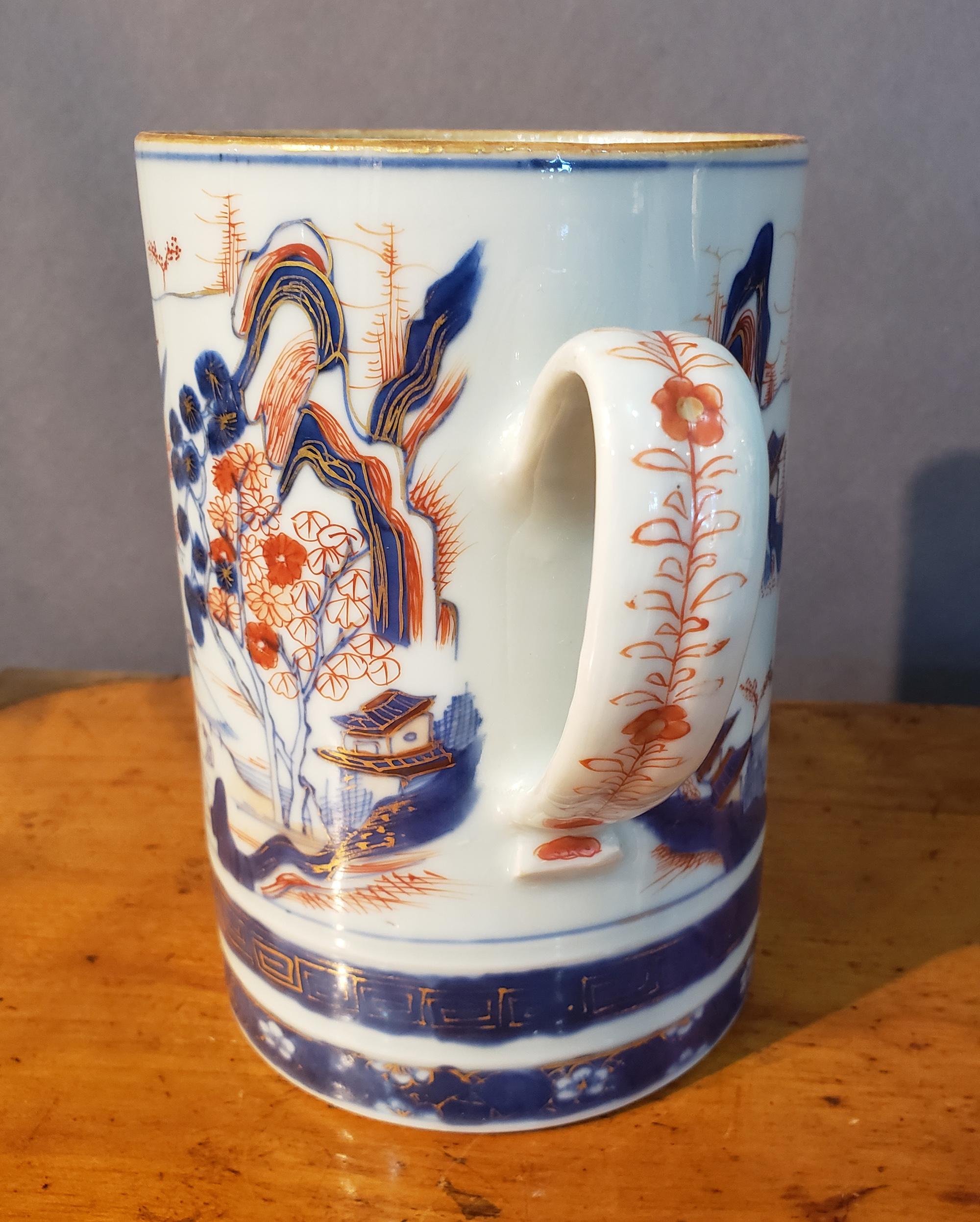 Chinese Export Porcelain Imari Tankard, Circa 1740 4