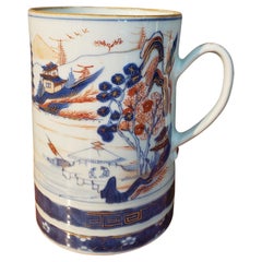 Chinese Export Porcelain Imari Tankard, Circa 1740