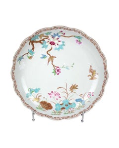 Chinese Export Porcelain Pair of Saucers, Qianlong, 1736-1795