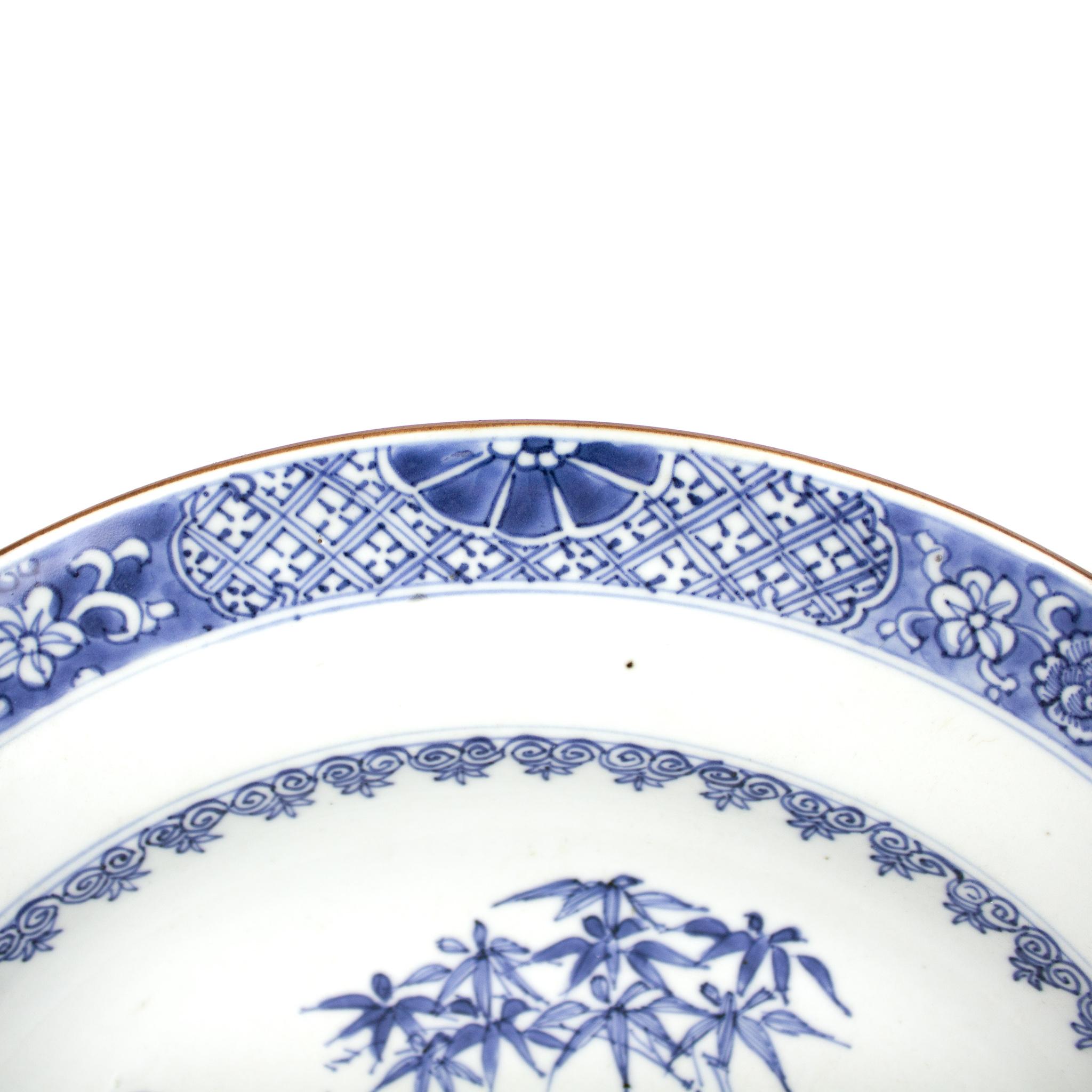 Chinese Export Porcelain Plate, Qianlong In Good Condition For Sale In Lisbon, PT