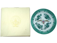 Chinese Export Porcelain Plate Reagan Bush Inauguration