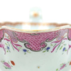 Chinese Export Porcelain Saucer Boat, Qianlong, '1736-1795'