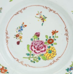 Chinese Export Porcelain Soup Bowls, Pair
