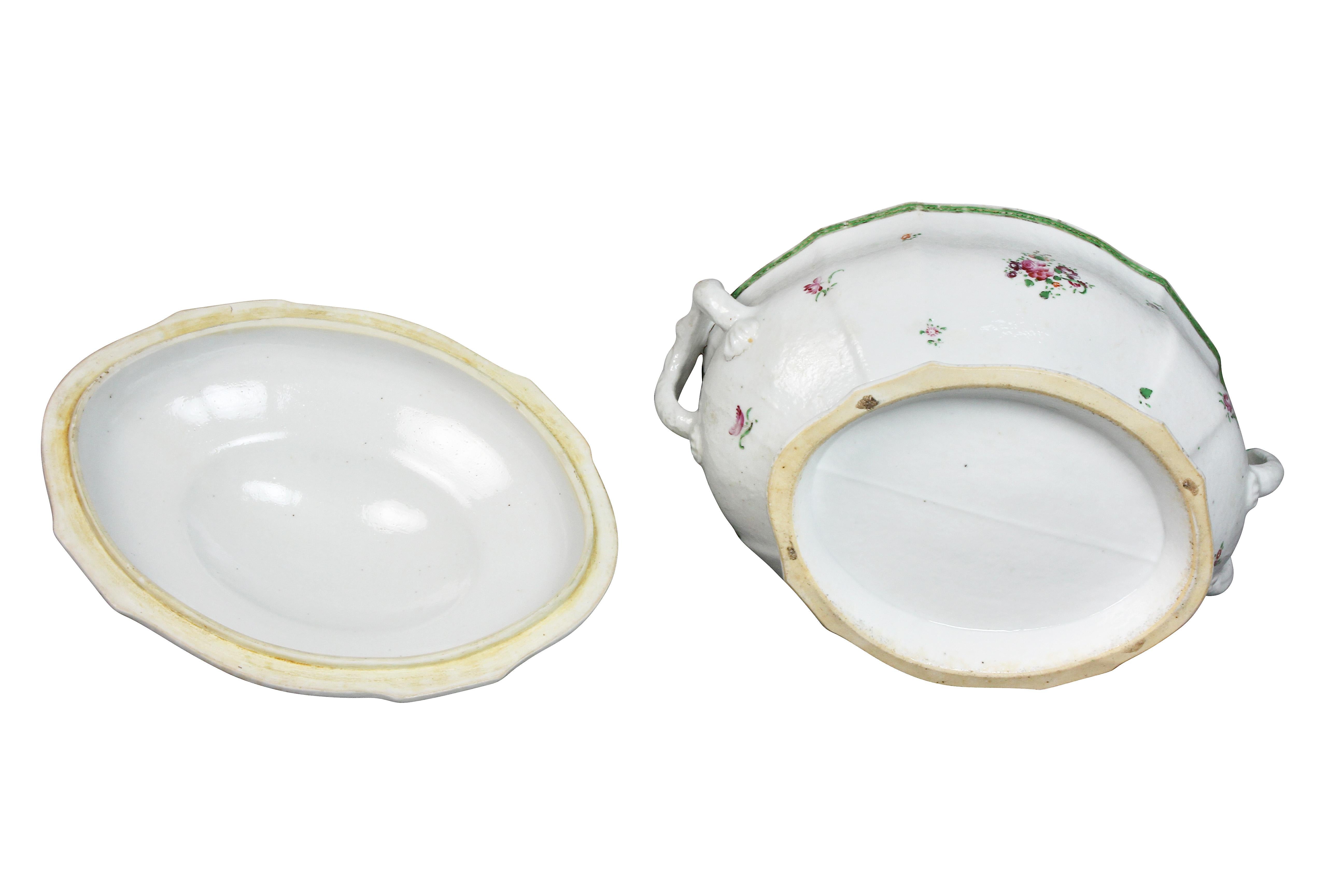 Sopera de porcelana china de exportación en venta 2