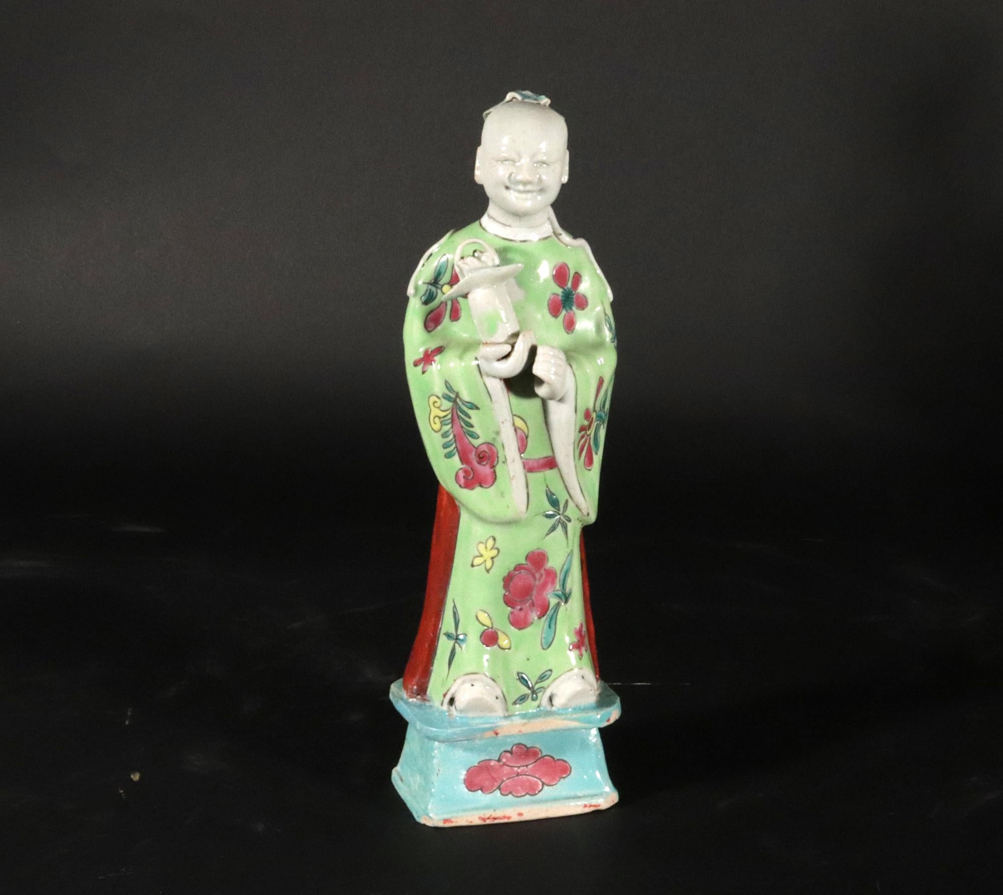 Chinese Export Porcelain Taoist Immortal Figures, Eight Immortals and the Leader For Sale 6