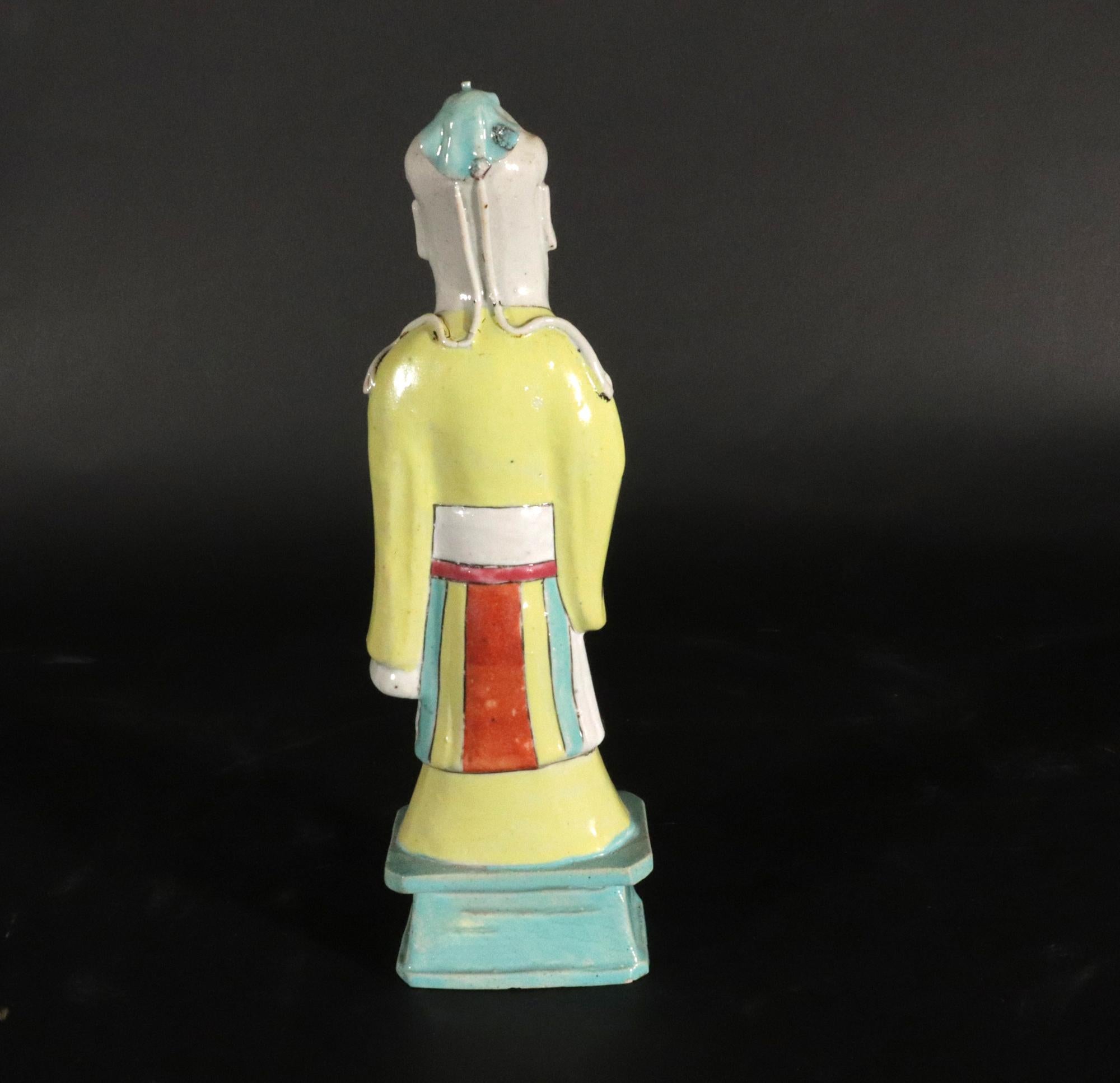 Chinese Export Porcelain Taoist Immortal Figures, Eight Immortals and the Leader For Sale 9