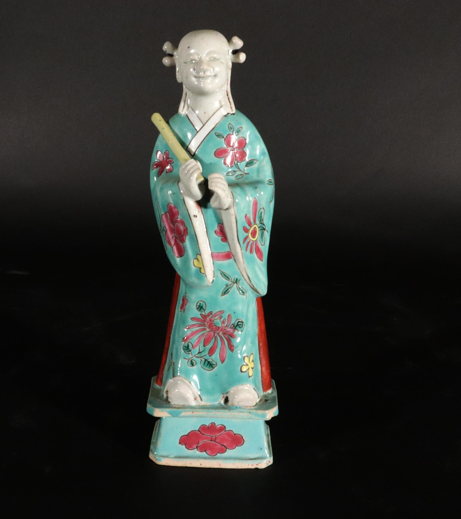 Chinese Export Porcelain Taoist Immortal Figures, Eight Immortals and the Leader For Sale 10