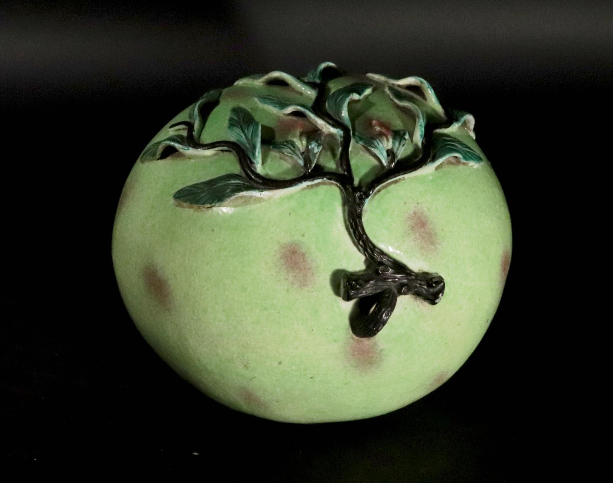 Chinesisches Export-Porzellan Trompe Giant L'oeil Pfirsich-Altar Obst im Angebot 8