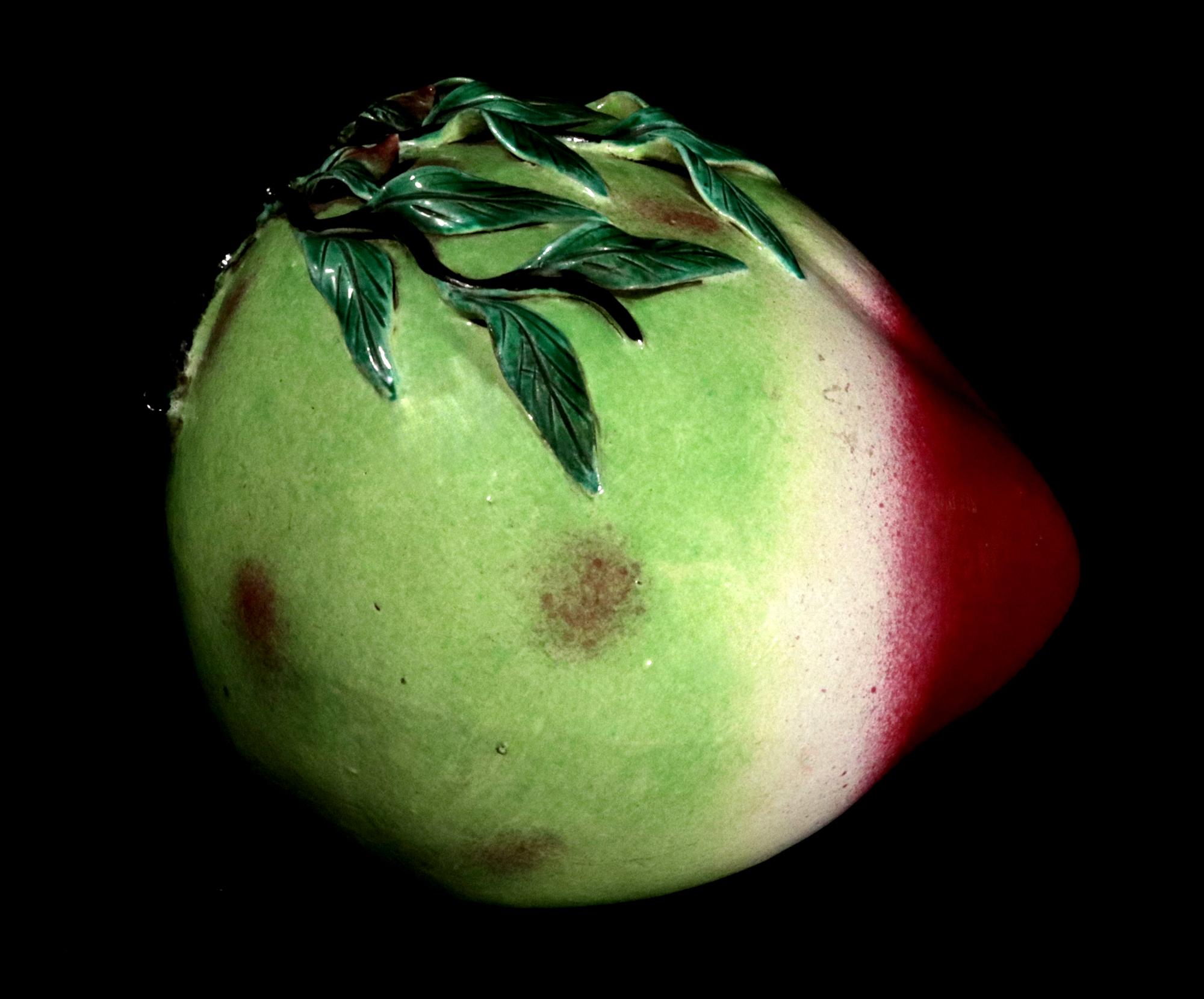 Chinesisches Export-Porzellan Trompe Giant L'oeil Pfirsich-Altar Obst im Angebot 1