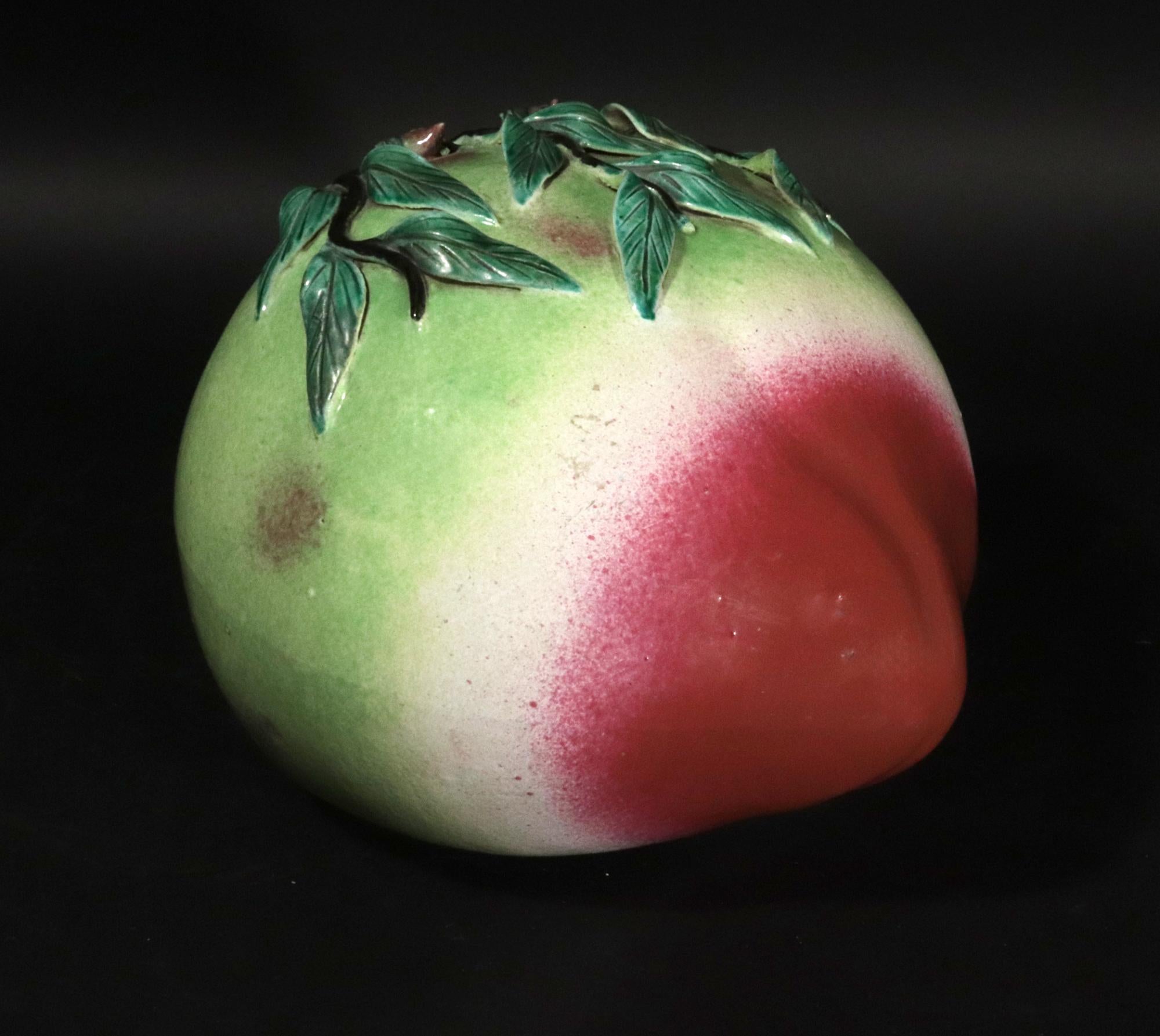Chinesisches Export-Porzellan Trompe Giant L'oeil Pfirsich-Altar Obst im Angebot 2