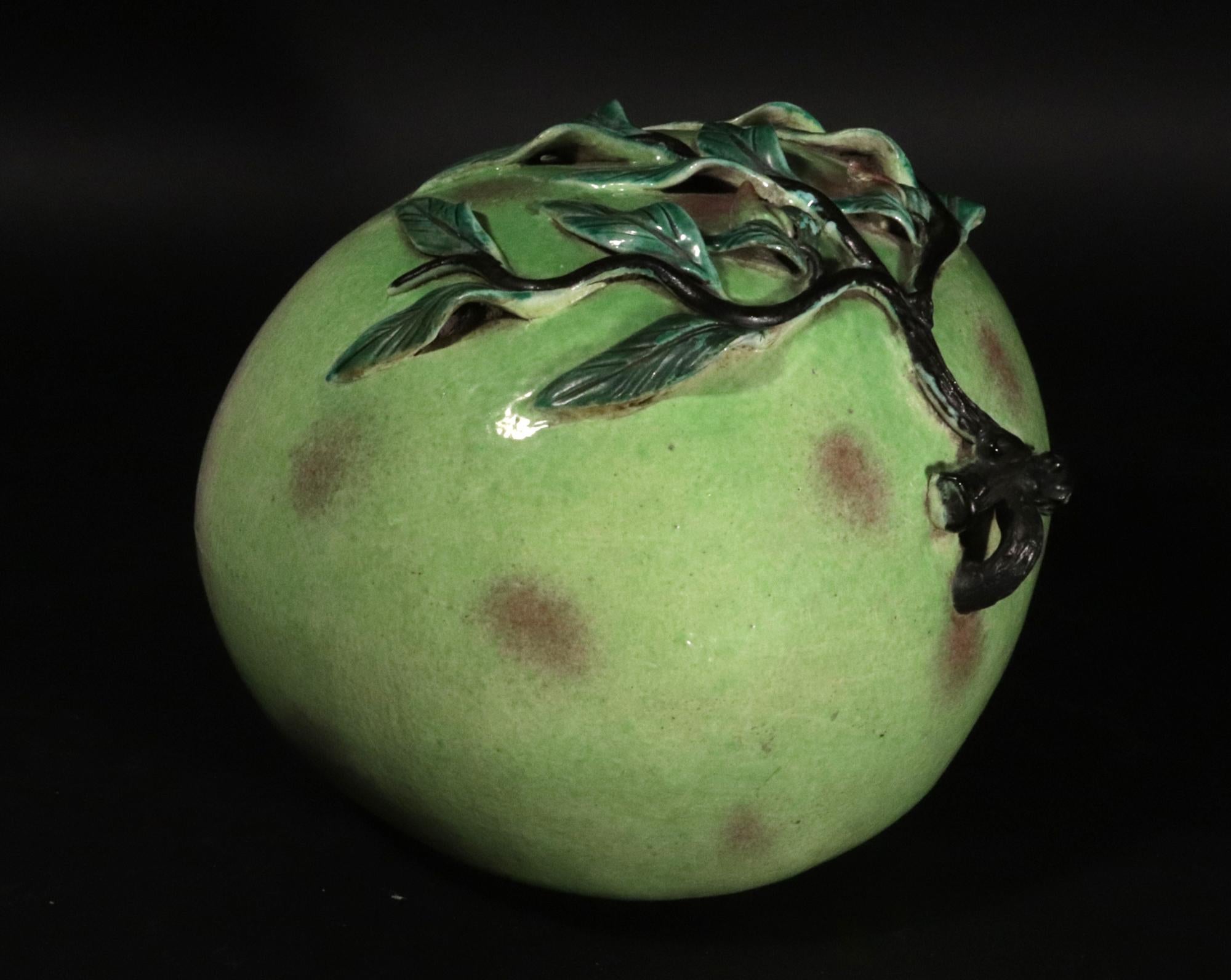 Chinesisches Export-Porzellan Trompe Giant L'oeil Pfirsich-Altar Obst im Angebot 4