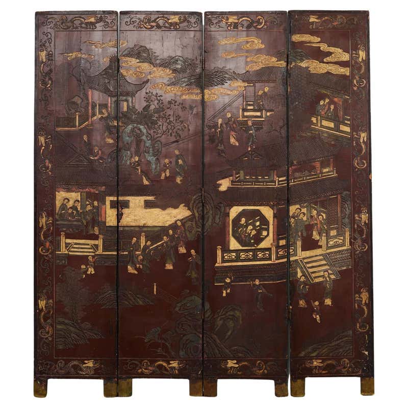 Chinese Qing Style Relief Carved Window Panel For Sale at 1stDibs ...