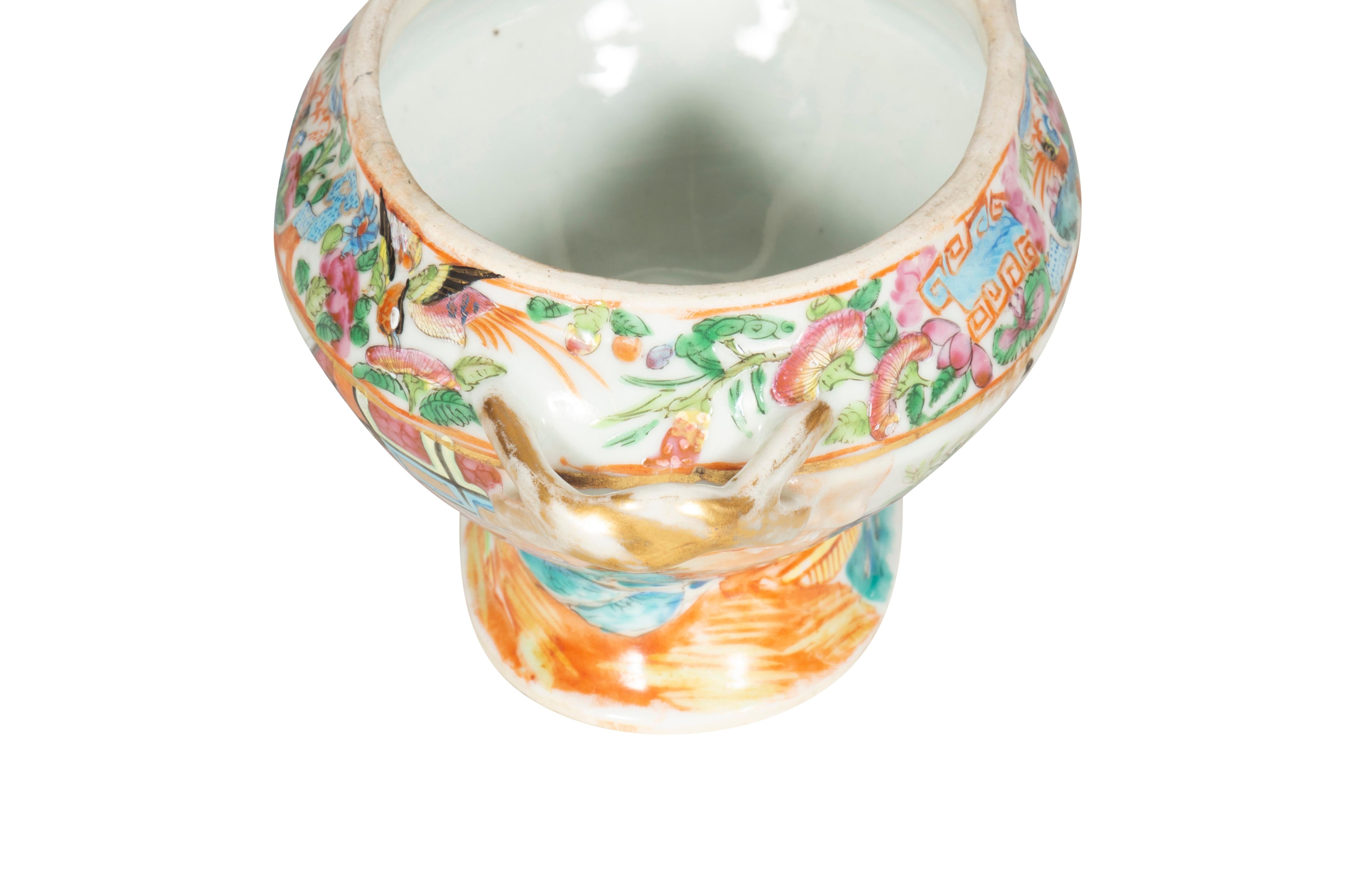 Chinese Export Rose Mandarin Sauce Tureen And Underplate For Sale 13