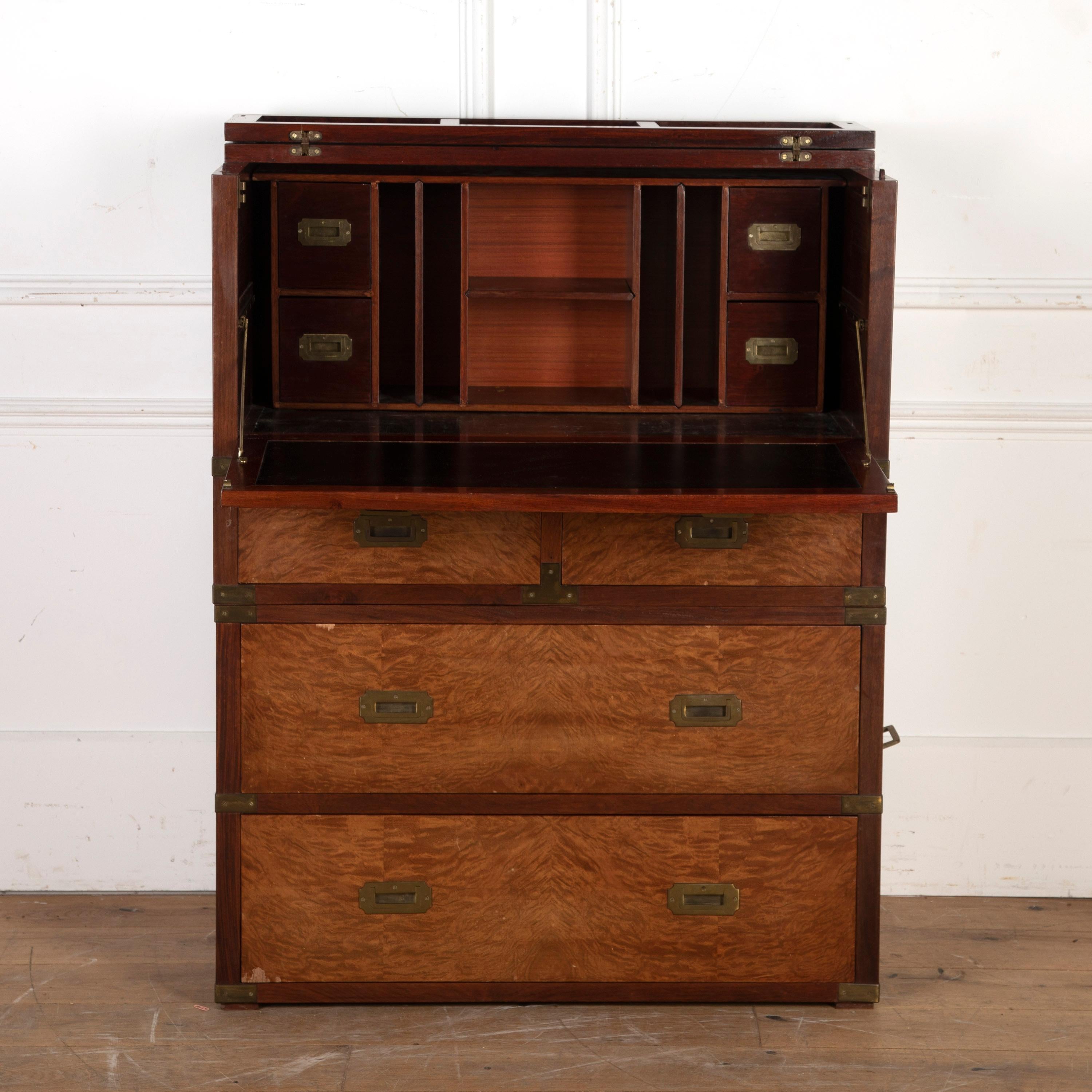 Chinese Export Secretaire Chest For Sale 3