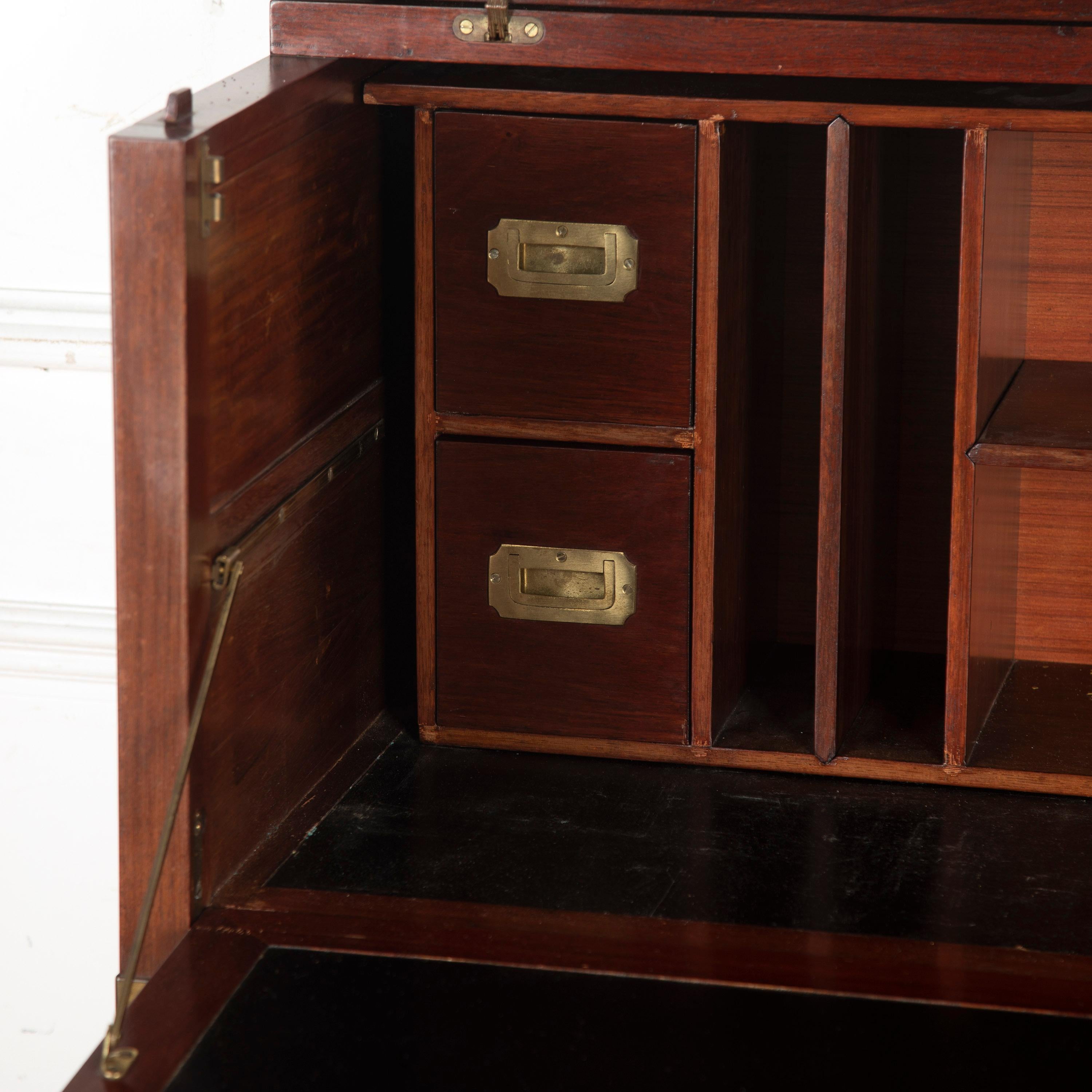 Country Chinese Export Secretaire Chest For Sale