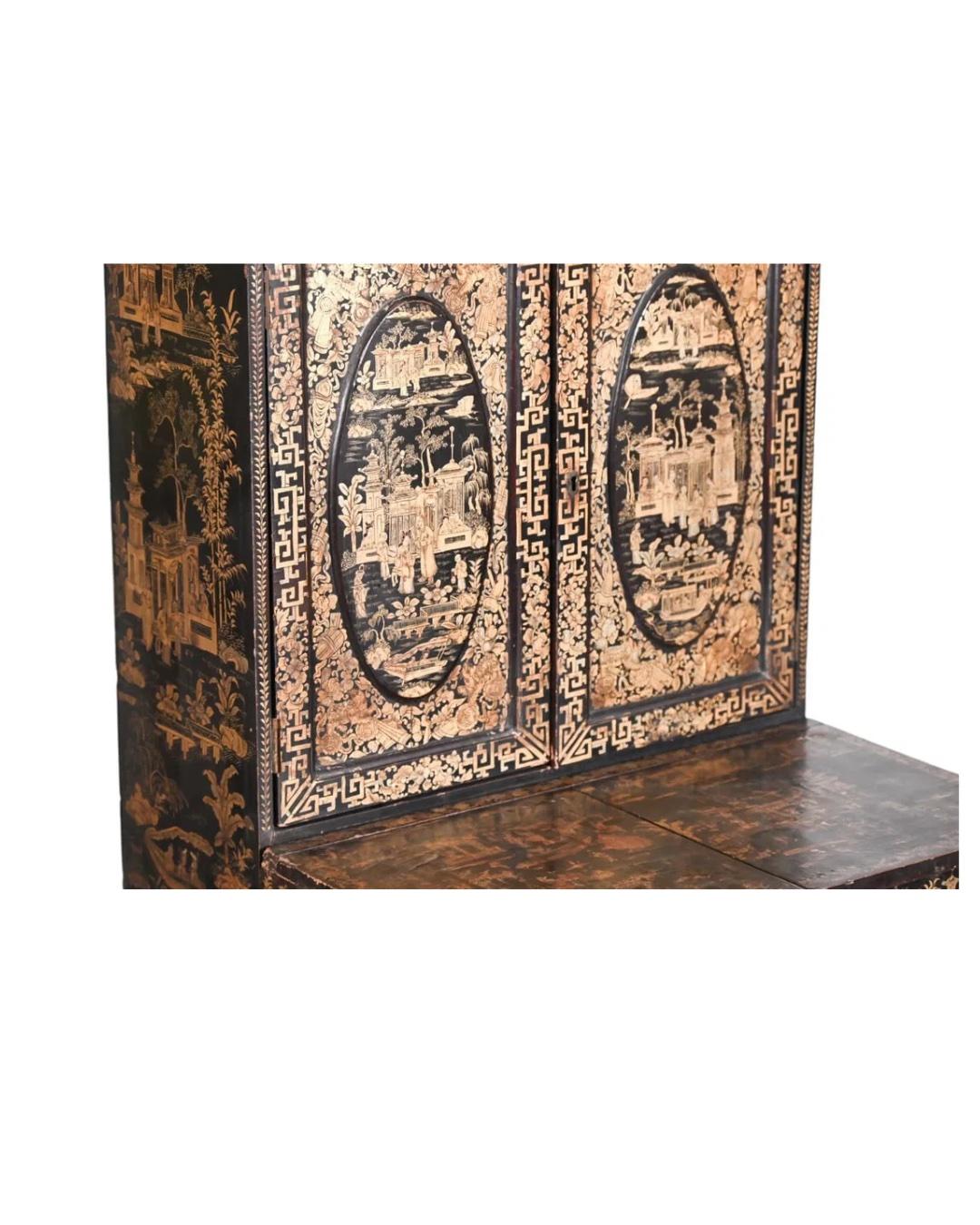 Chinese Export Sewing Bonheur-Du-Jour Cabinet For Sale 5