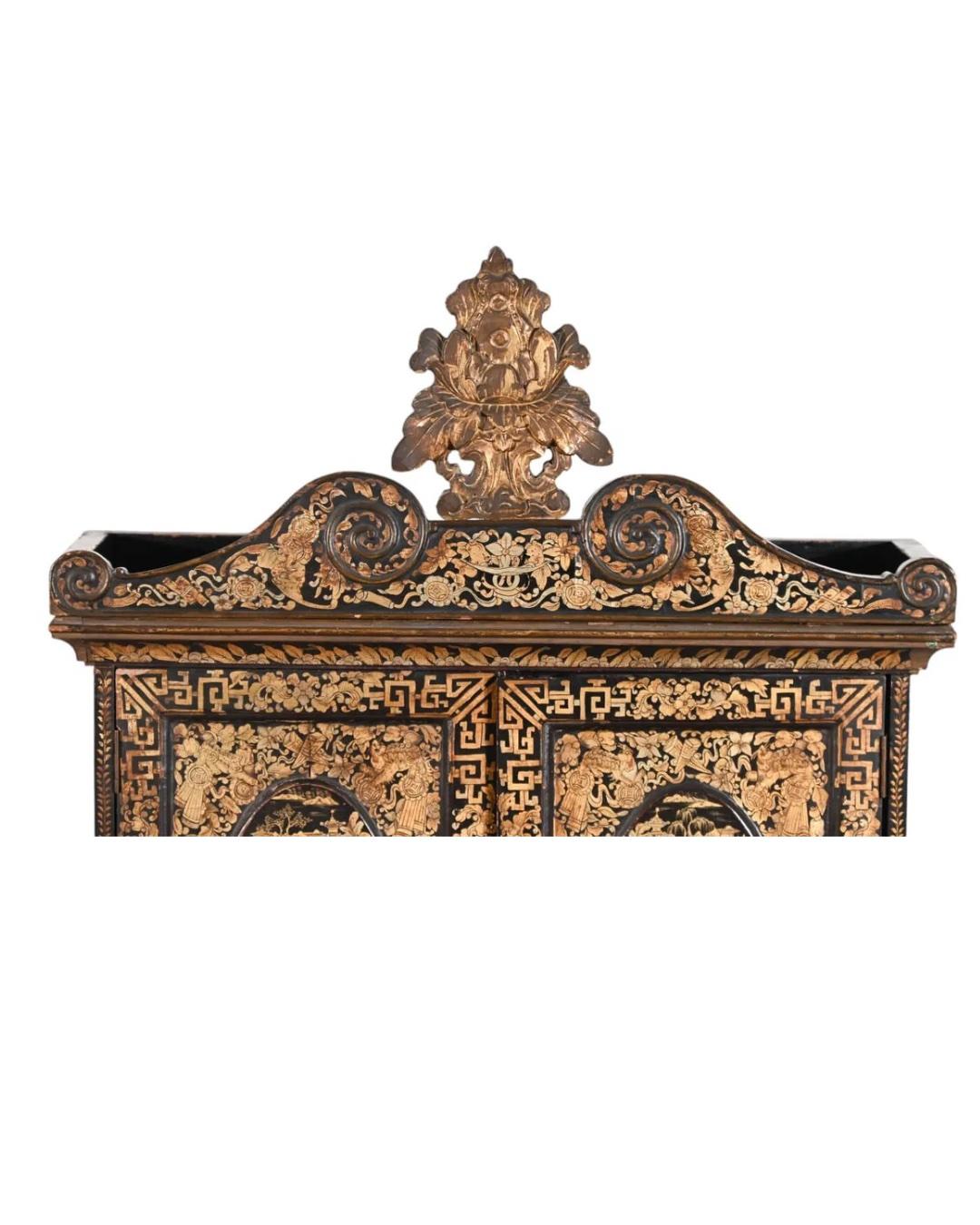 Chinese Export Sewing Bonheur-Du-Jour Cabinet For Sale 7