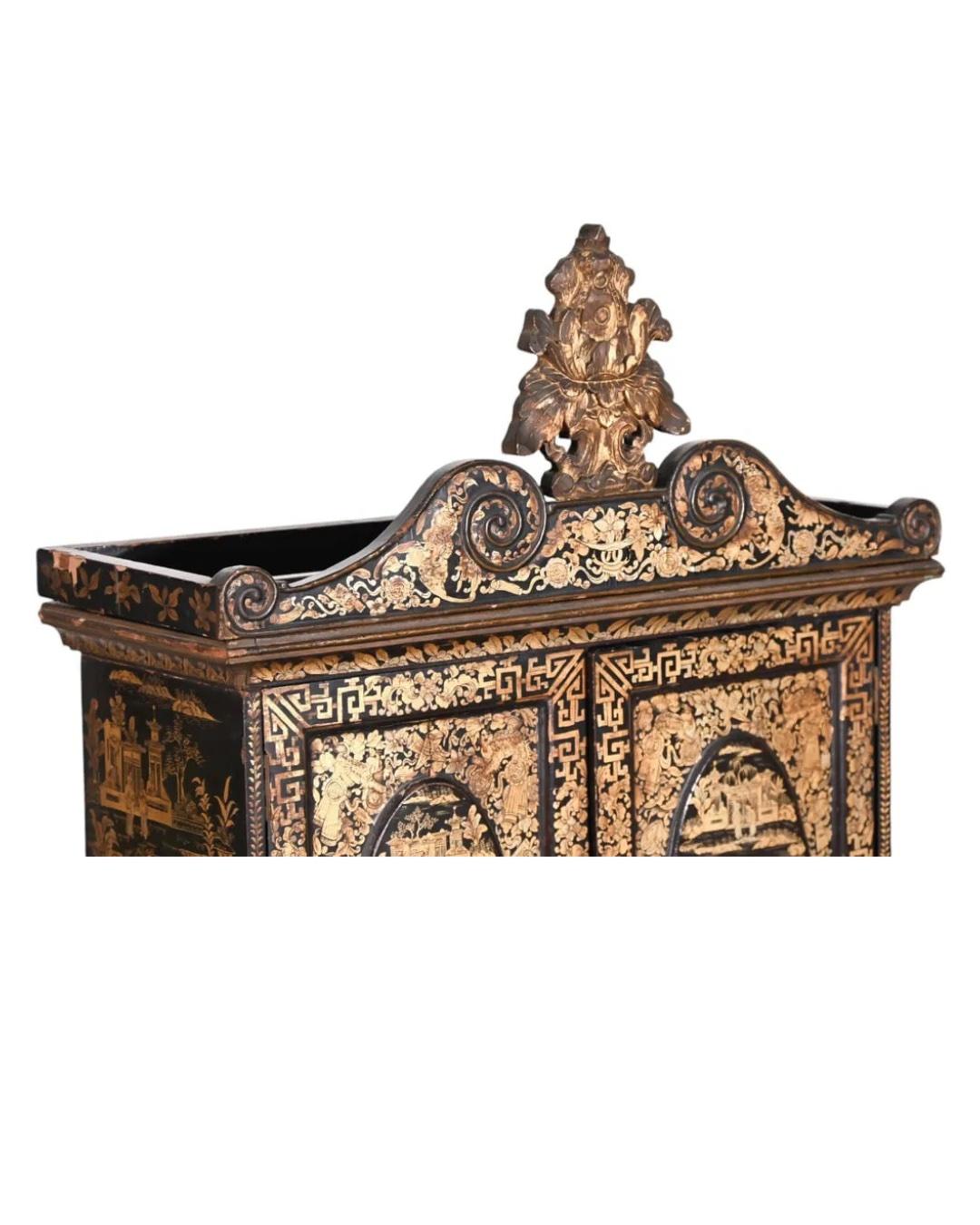 Chinese Export Sewing Bonheur-Du-Jour Cabinet For Sale 8