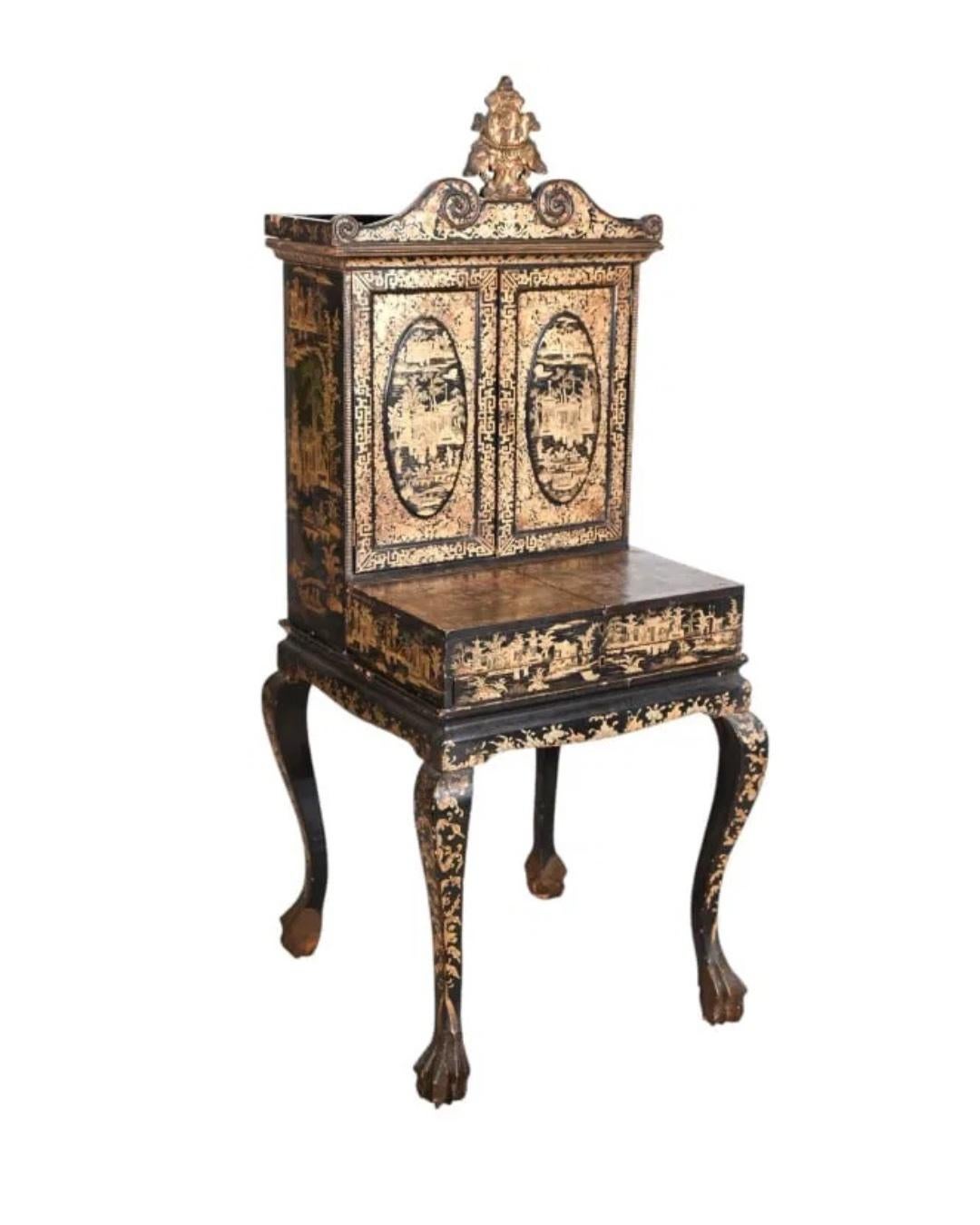 Chinese Export Sewing Bonheur-Du-Jour Cabinet For Sale 1