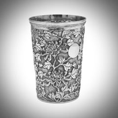 Chinese Export Silver Beaker