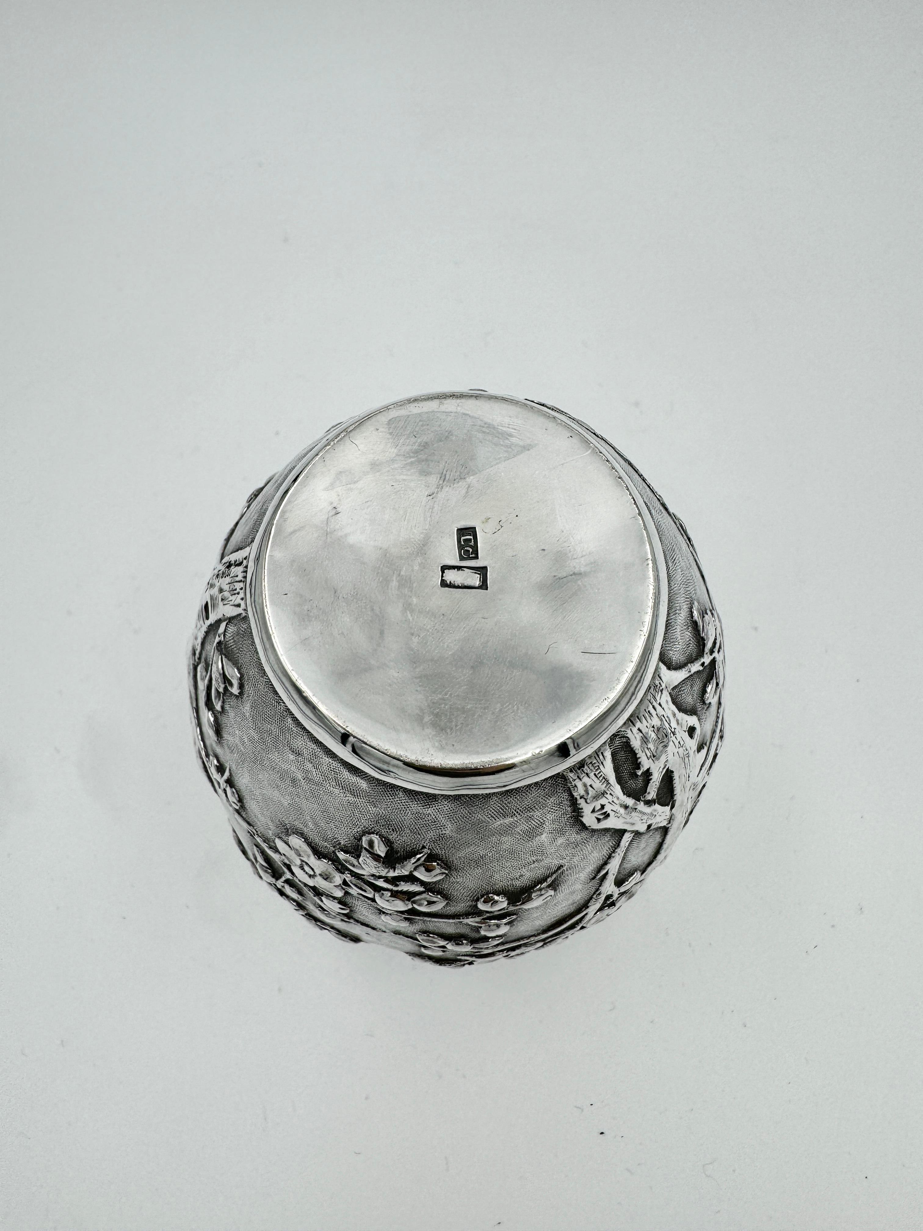 Chinesischer Export Silber Becher im Angebot 4