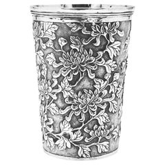 Chinese Export Silver Beaker