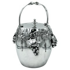Chinese Export Silver Biscuit Box