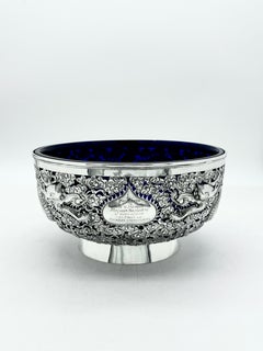 Chinese Export Silver Bowl