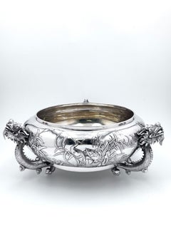 Chinese Export Silver Bowl