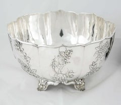 Chinese Export Silver Bowl