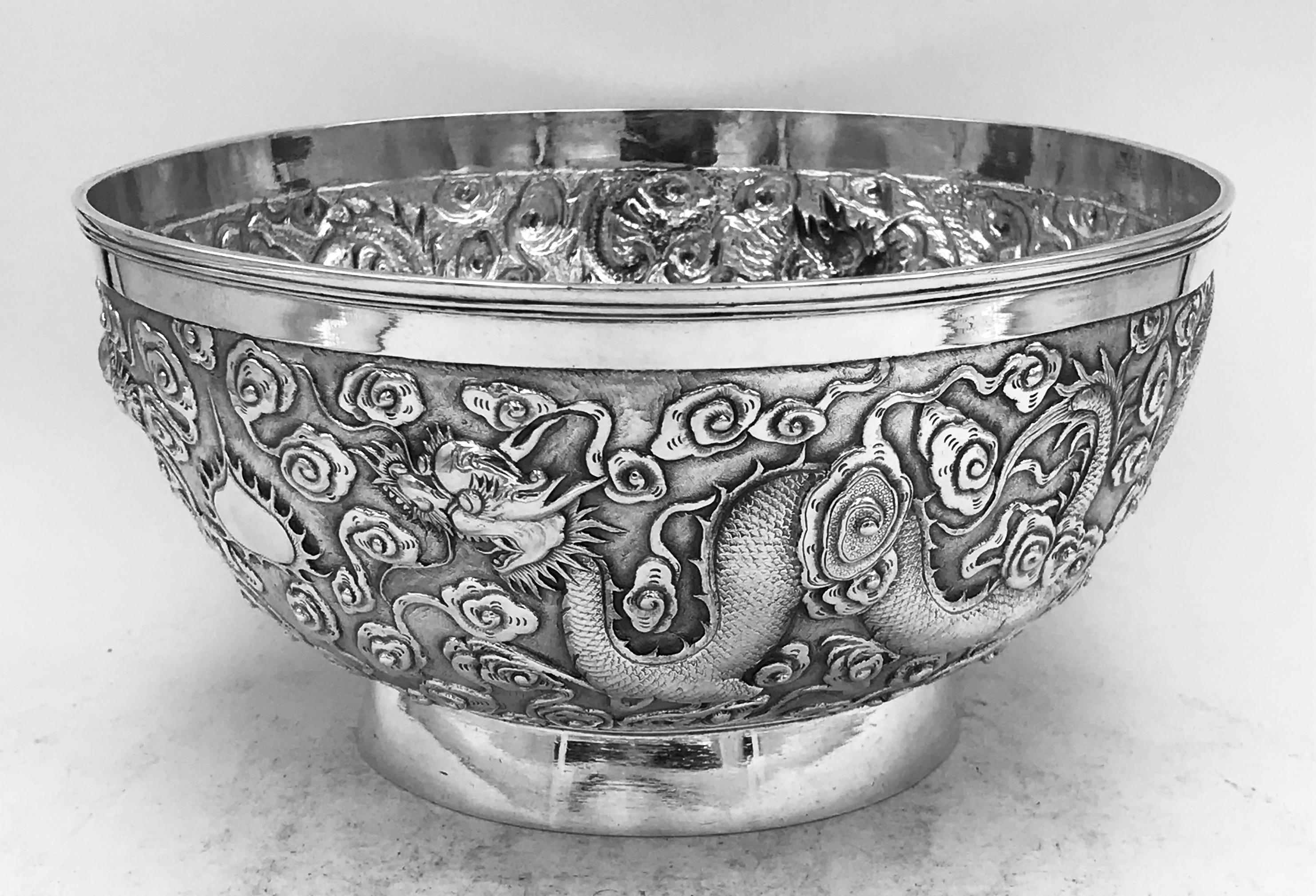 dragon age origins engraved silver bowl
