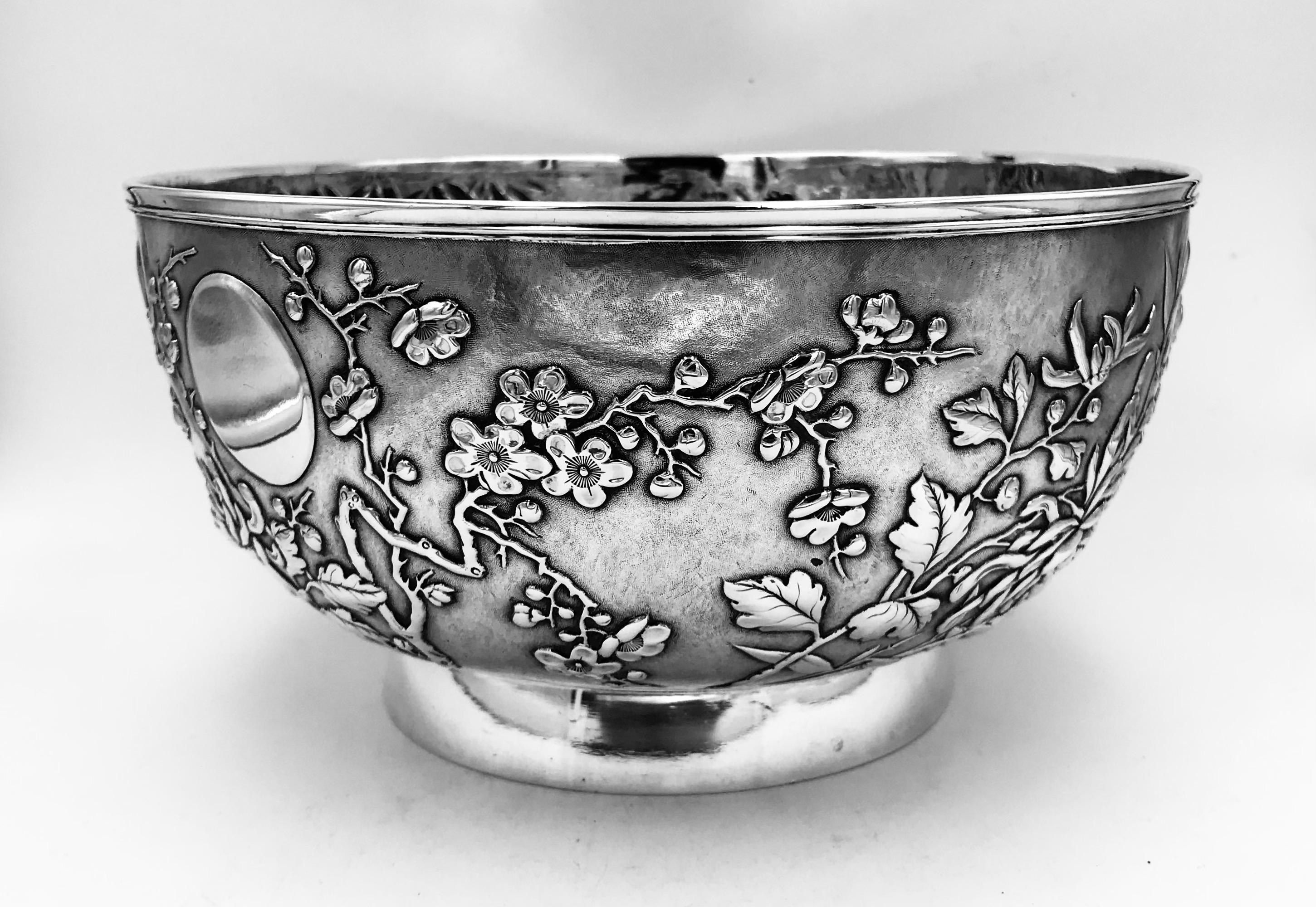 chinese silver bowl