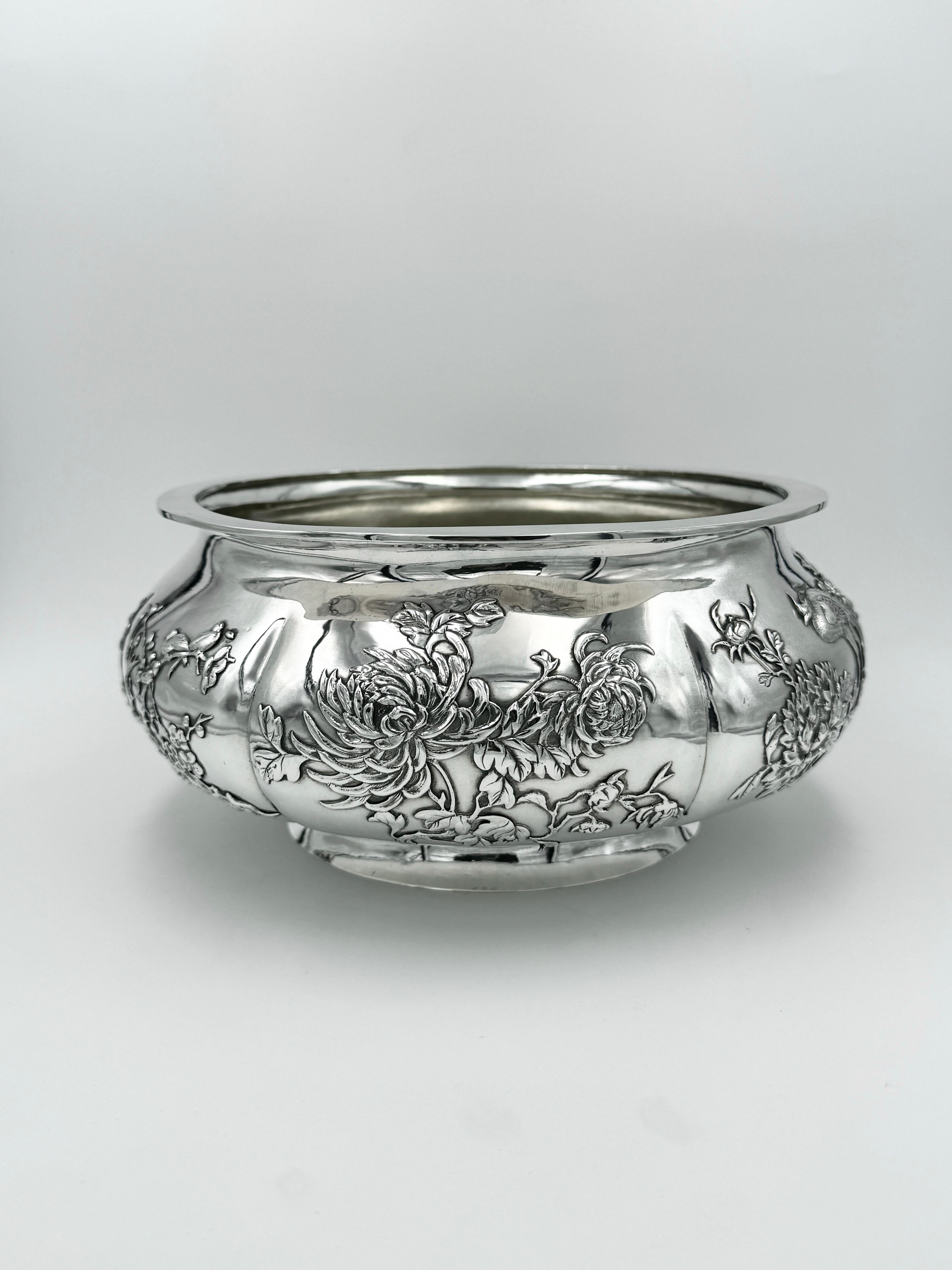 Chinese Export Silver Bowl In Good Condition In London, GB
