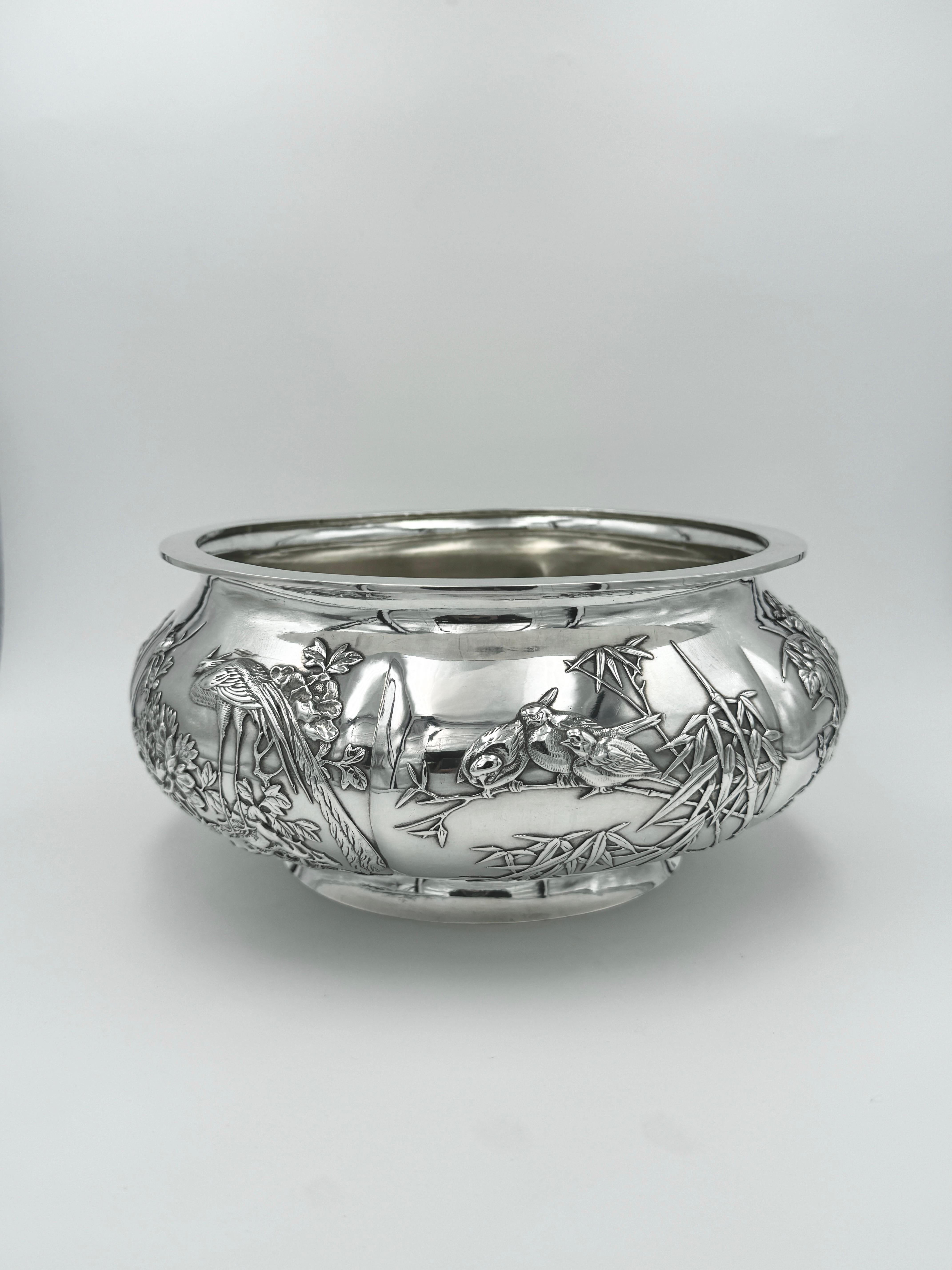 Chinese Export Silver Bowl 1