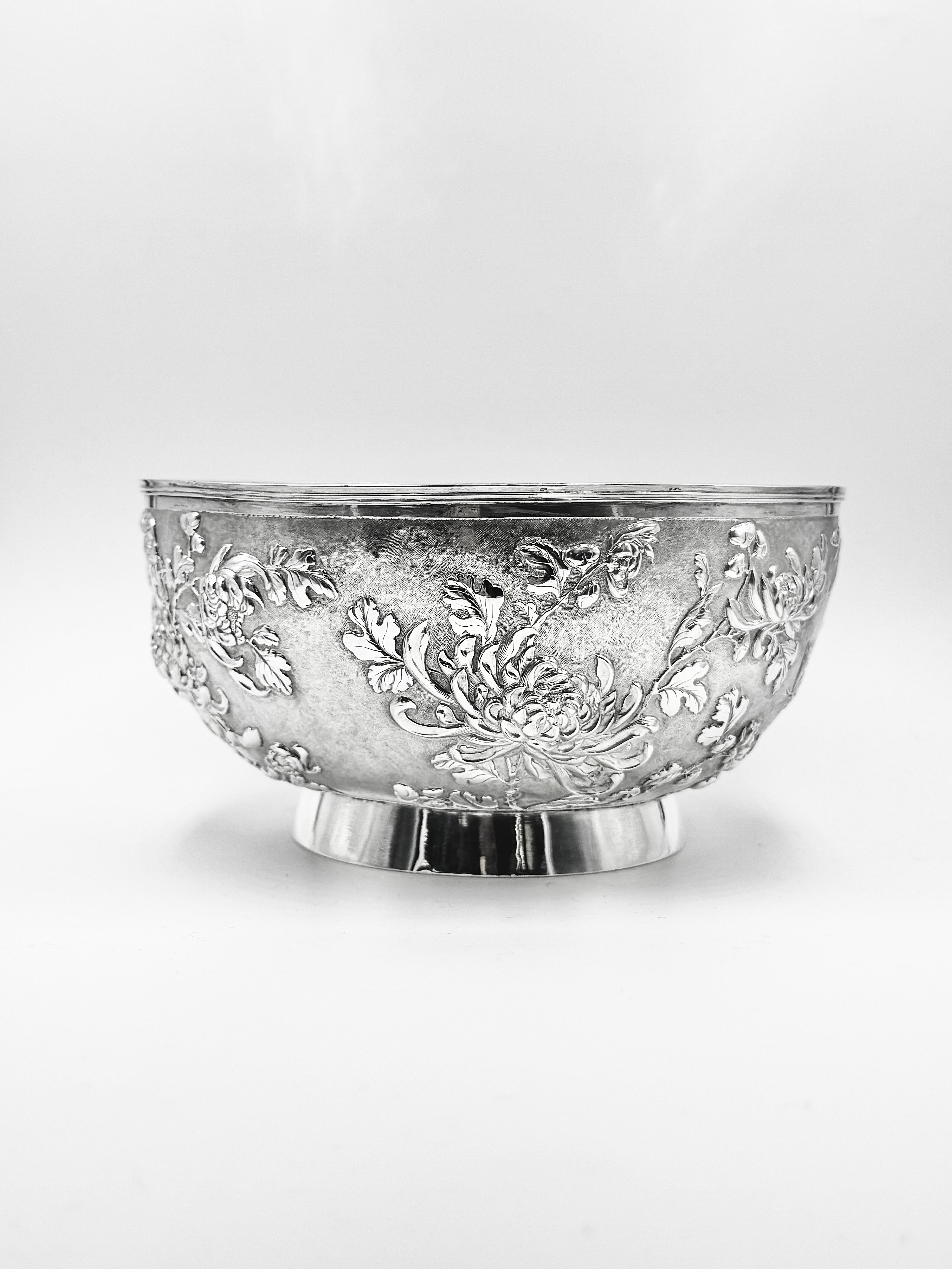 Chinois Bol en argent d'exportation chinois en vente