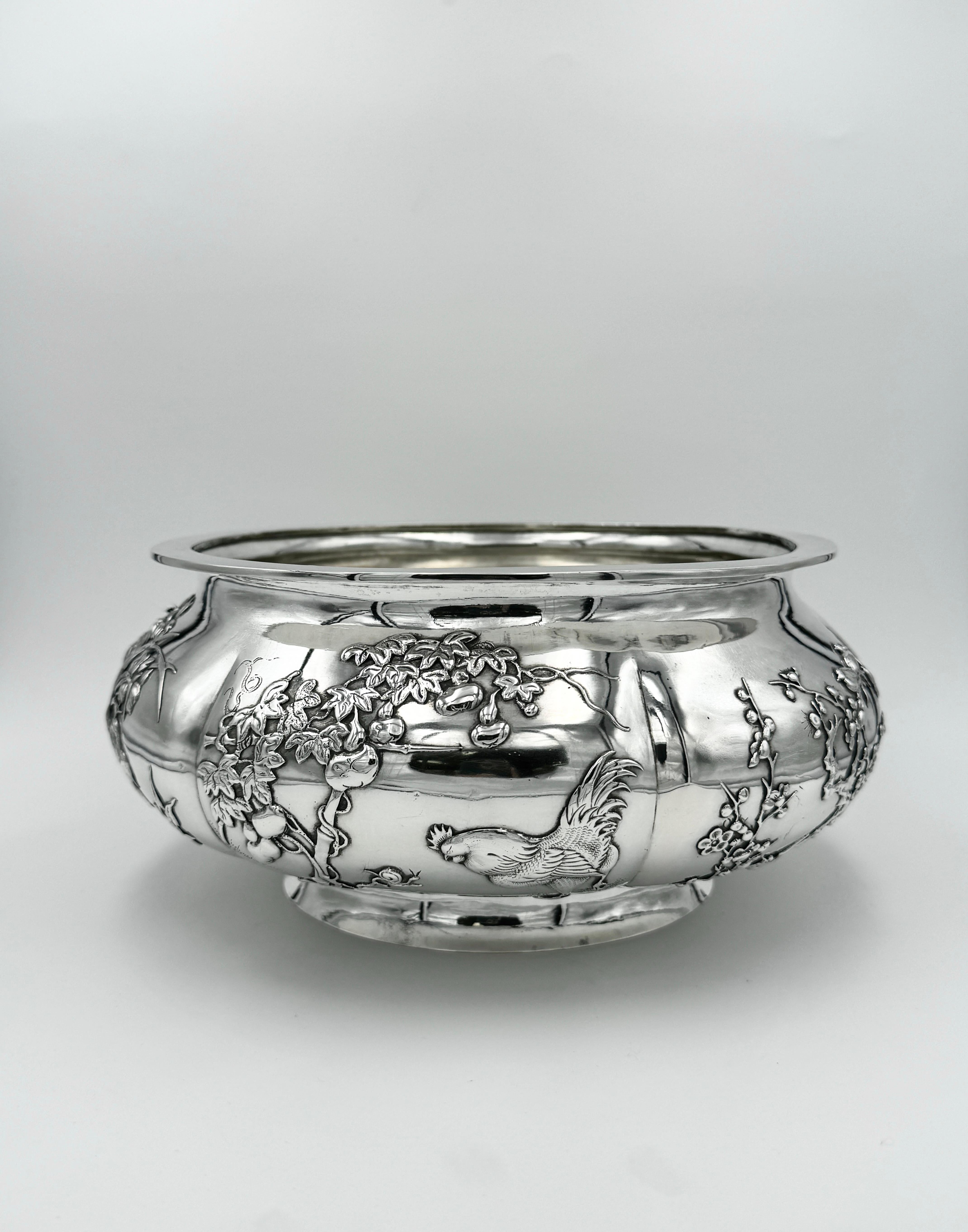 Chinese Export Silver Bowl 2