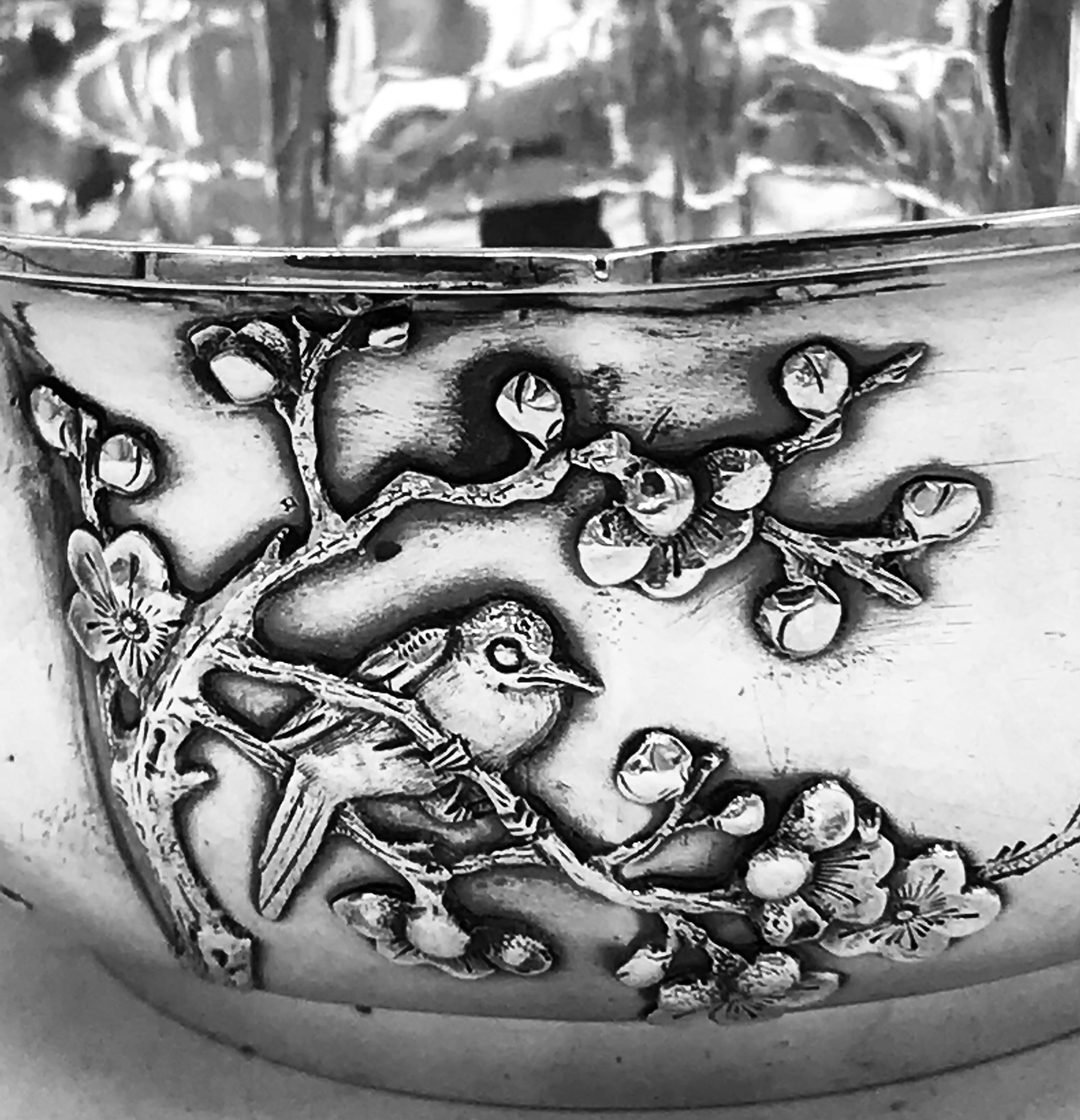 Chinese Export Silver Bowl For Sale 3