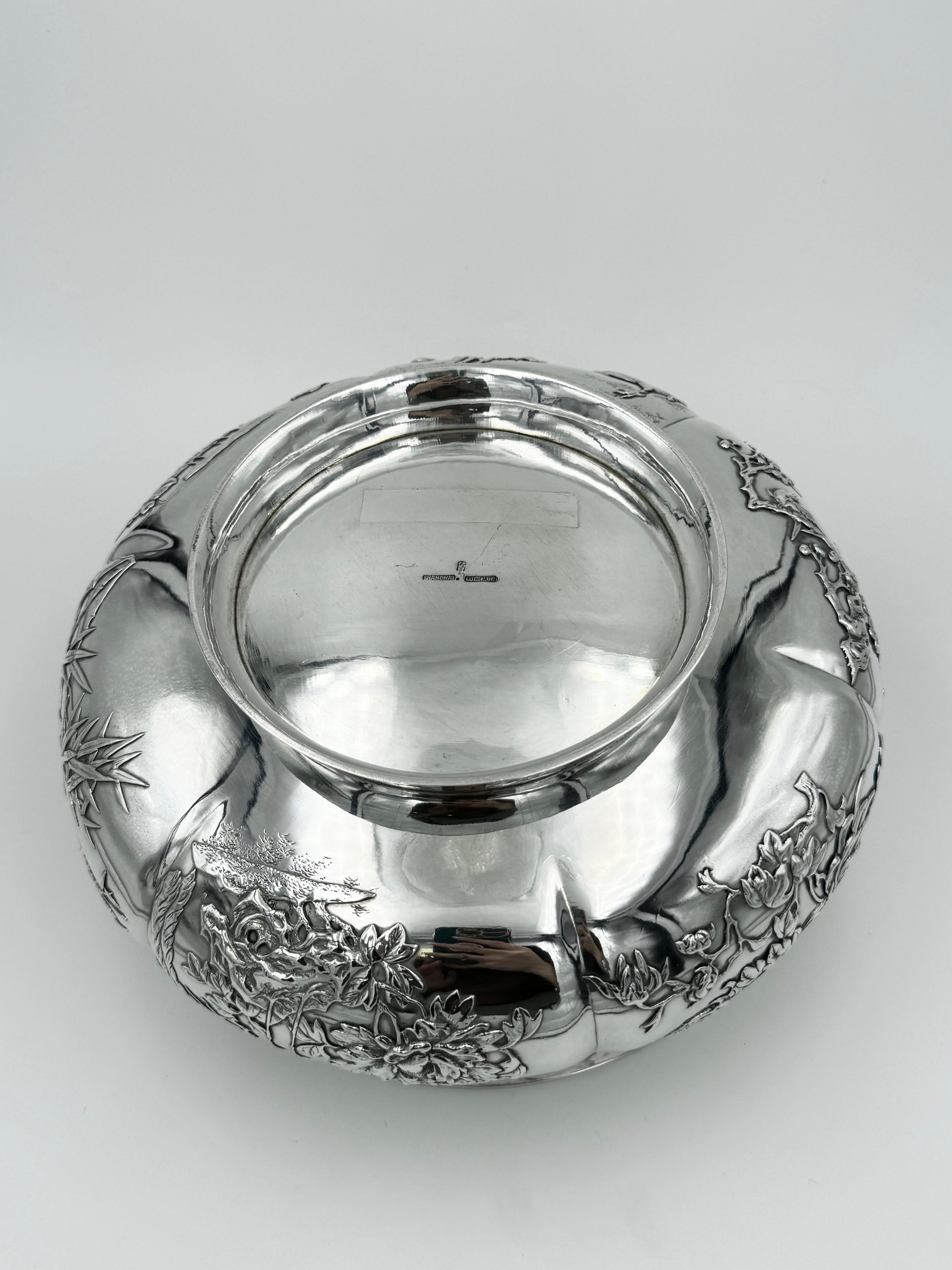 Chinese Export Silver Bowl 5
