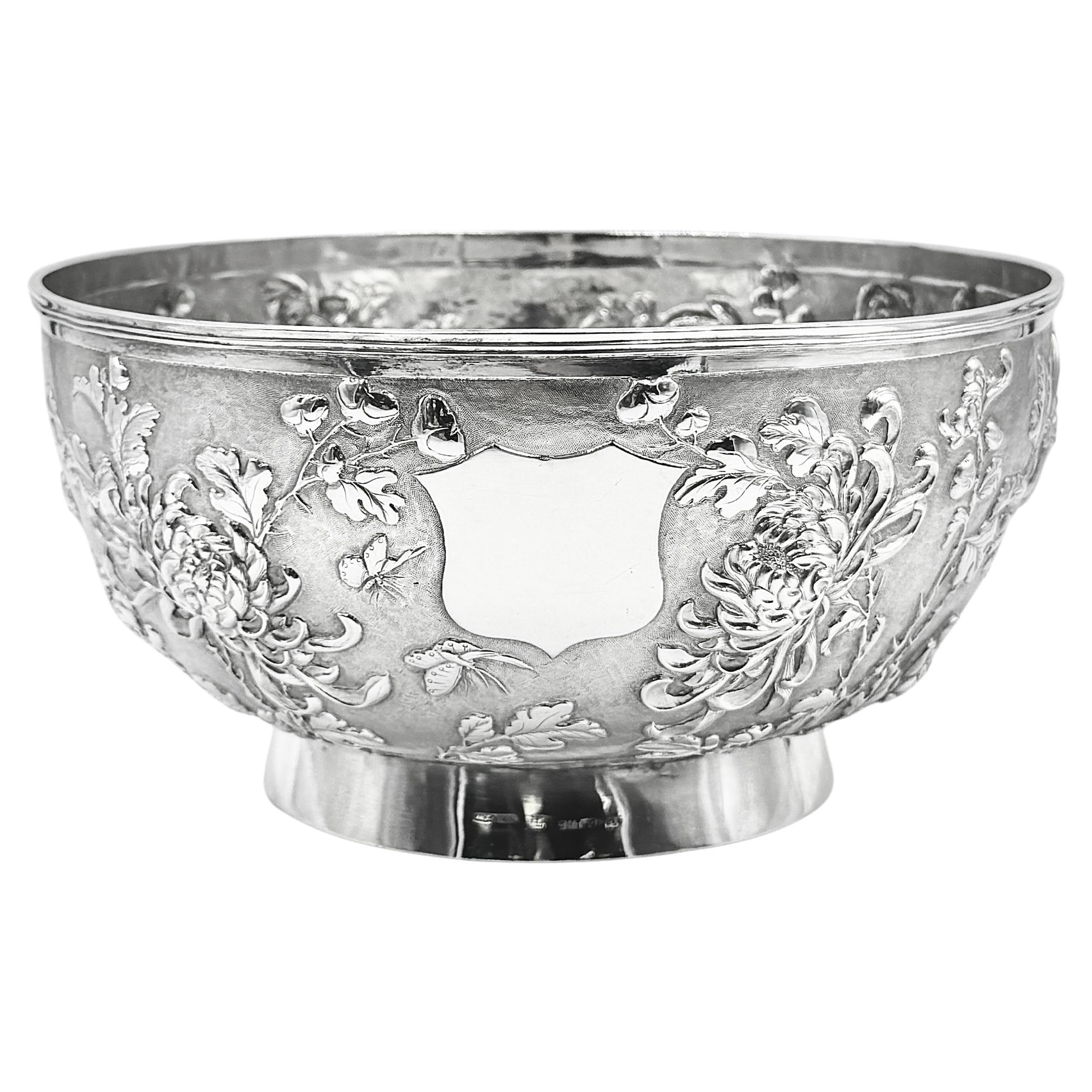 Cuenco chino de plata de exportación